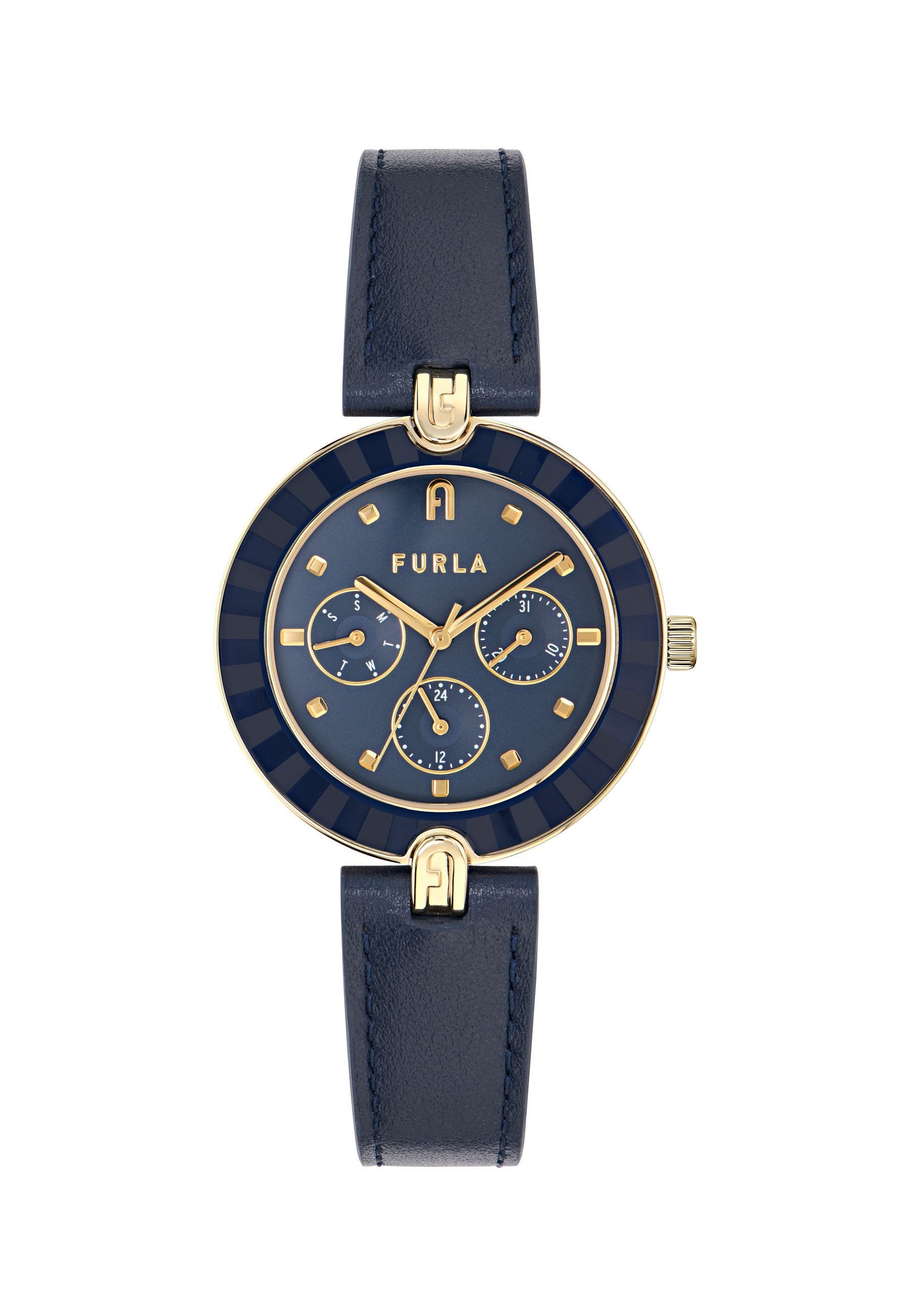 Furla Quarzuhr FURLA LOGO LINKS MULTIFUNCTION, (1-tlg., Not a set – not applicable to this product), Multifunktion