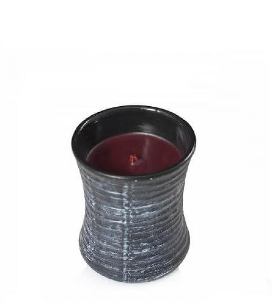 Yankee Candle Duftkerze WoodWick Black Shell Schwarze Kirsche Duftkerze  133,2 g (Eine Kerze im Glas)