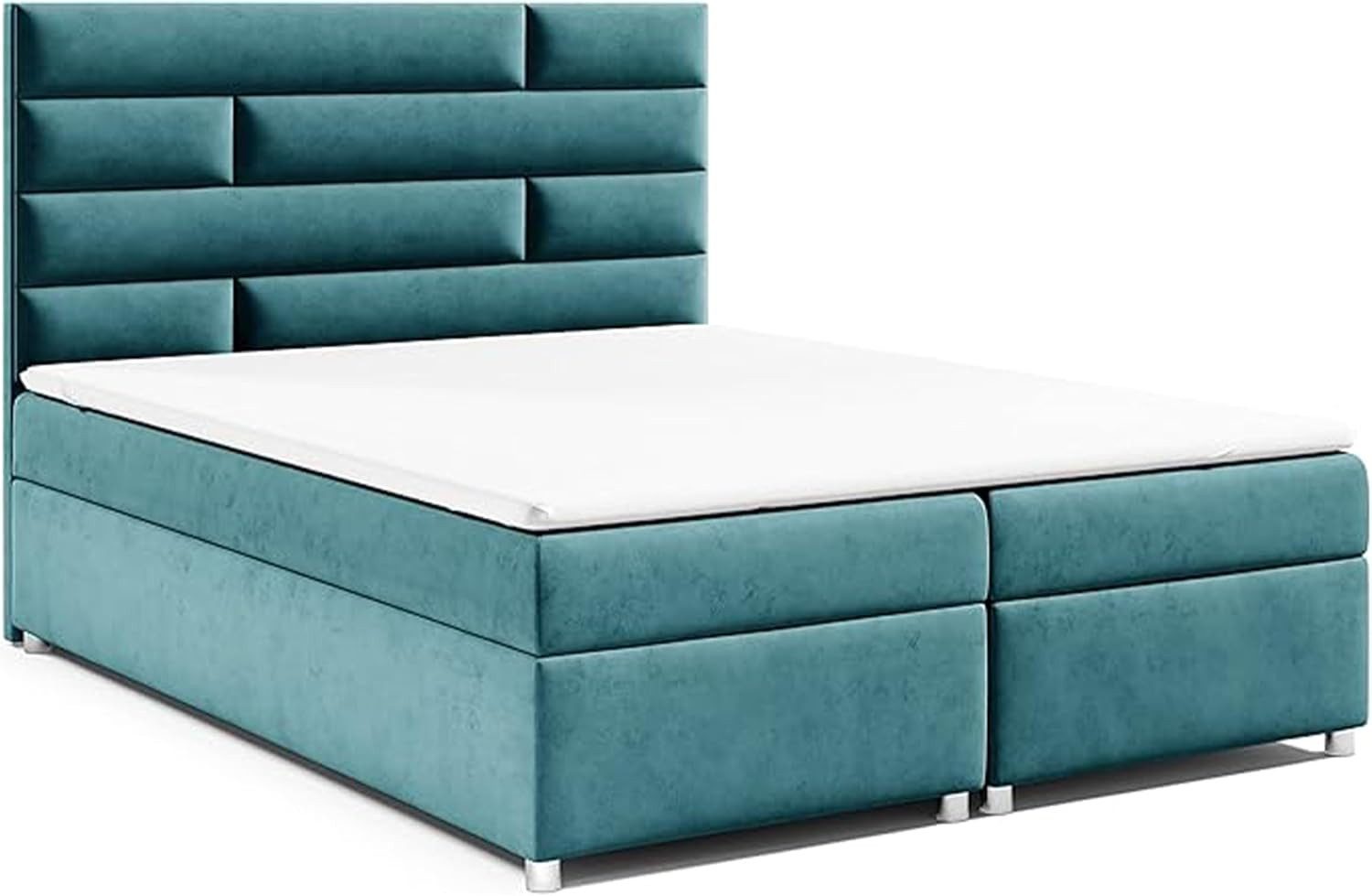 Best for Home Boxspringbett mit Stauraum Doppelbett Trinity K-5 Topper 7-Zonen Komfort – modern (Komplett-Set, 1-St., 140x200 160x200 180x200 200x200 cm), Handwerksqualität, TOP Preis-Leistungs-Verhältnis