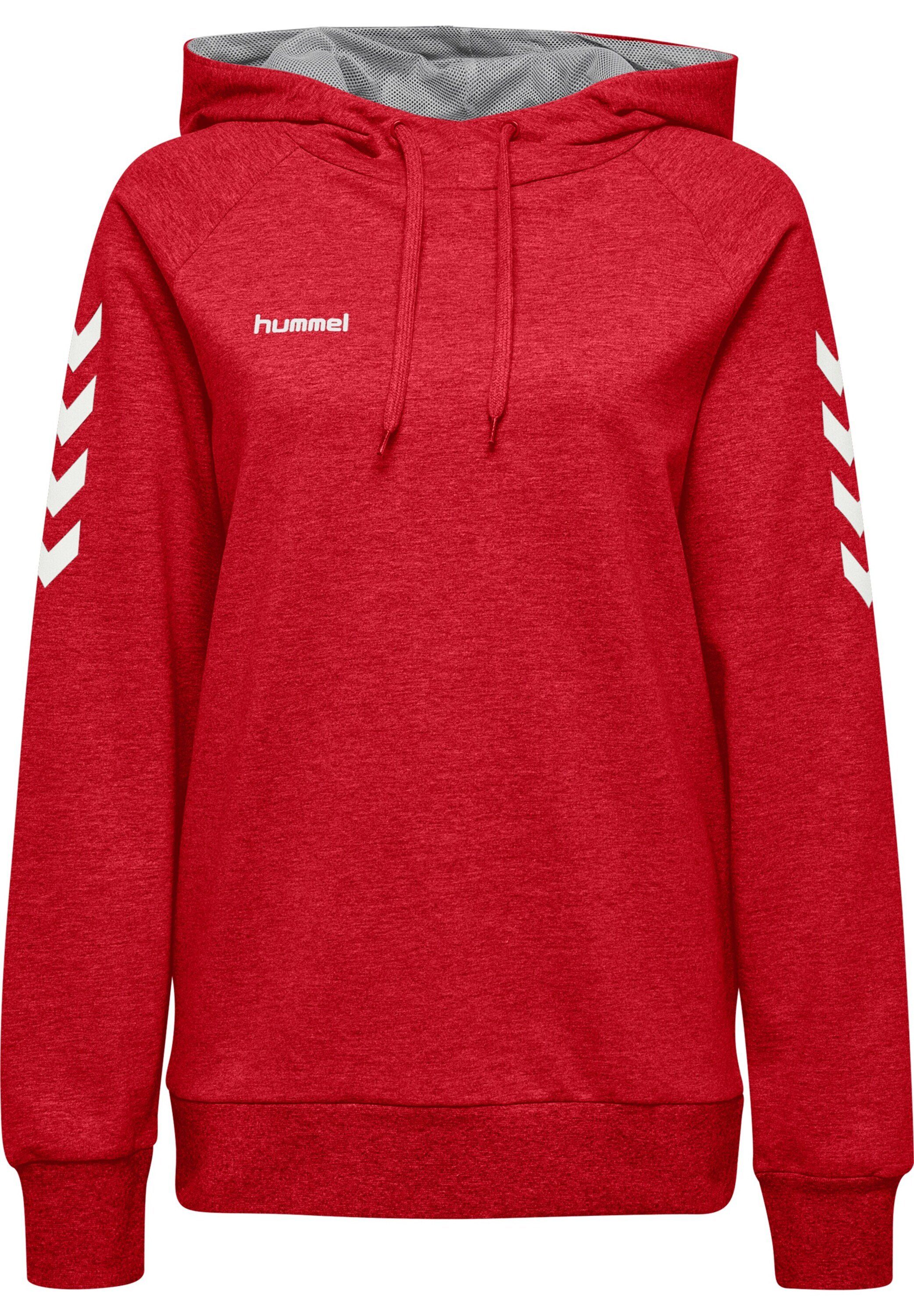 hummel Sweatshirt (1-tlg) Plain/ohne Details Rot