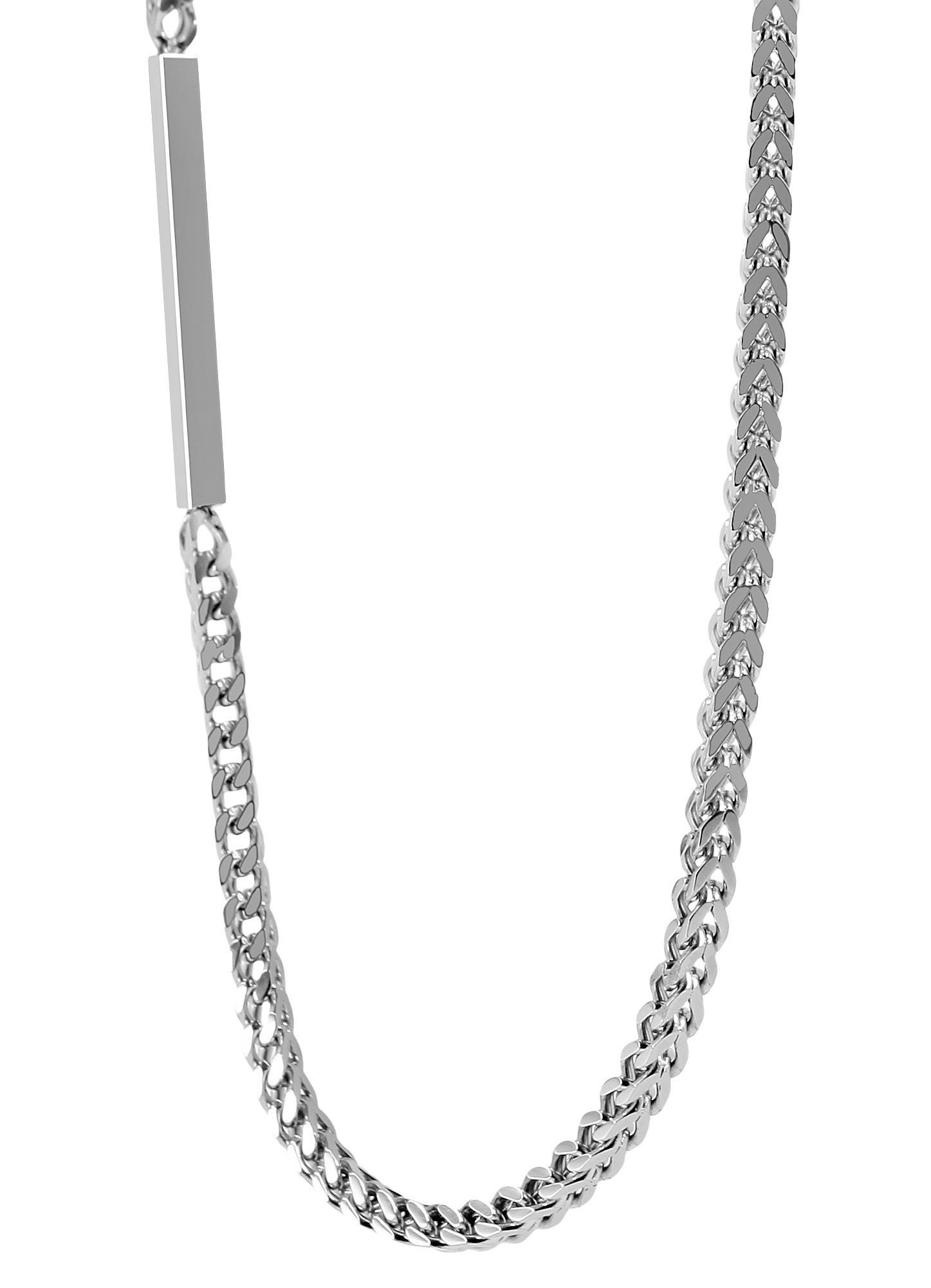 Kette ohne Anhänger Halskette aus Edelstahl 60 cm