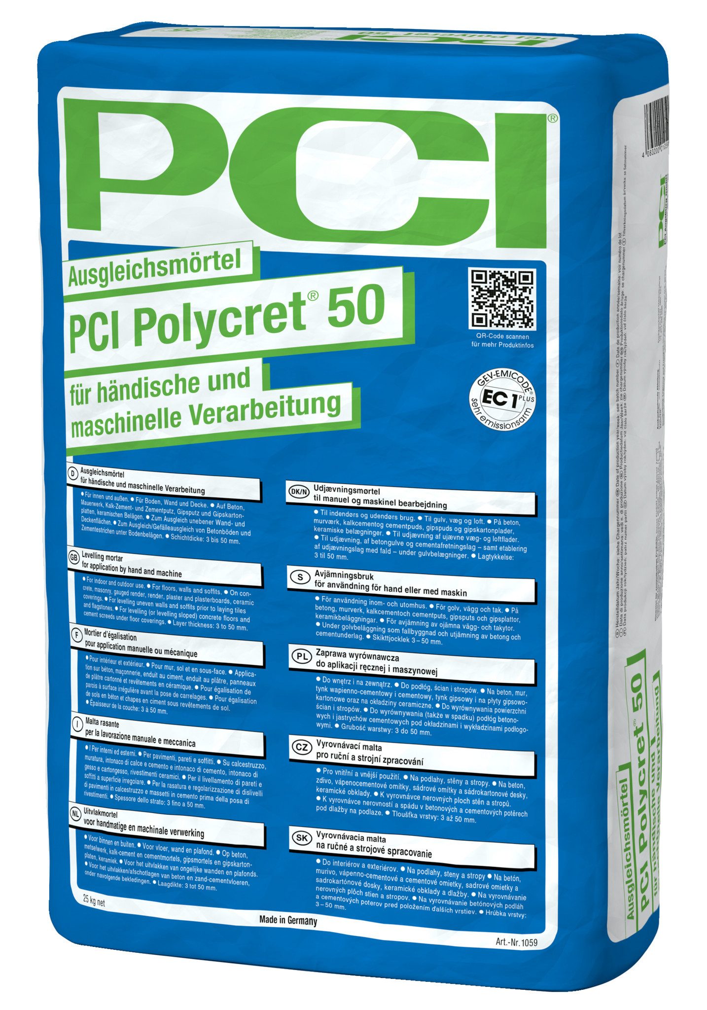 PCI Mörtel PCI Polycret® 50 grau 25 kg günstig online kaufen