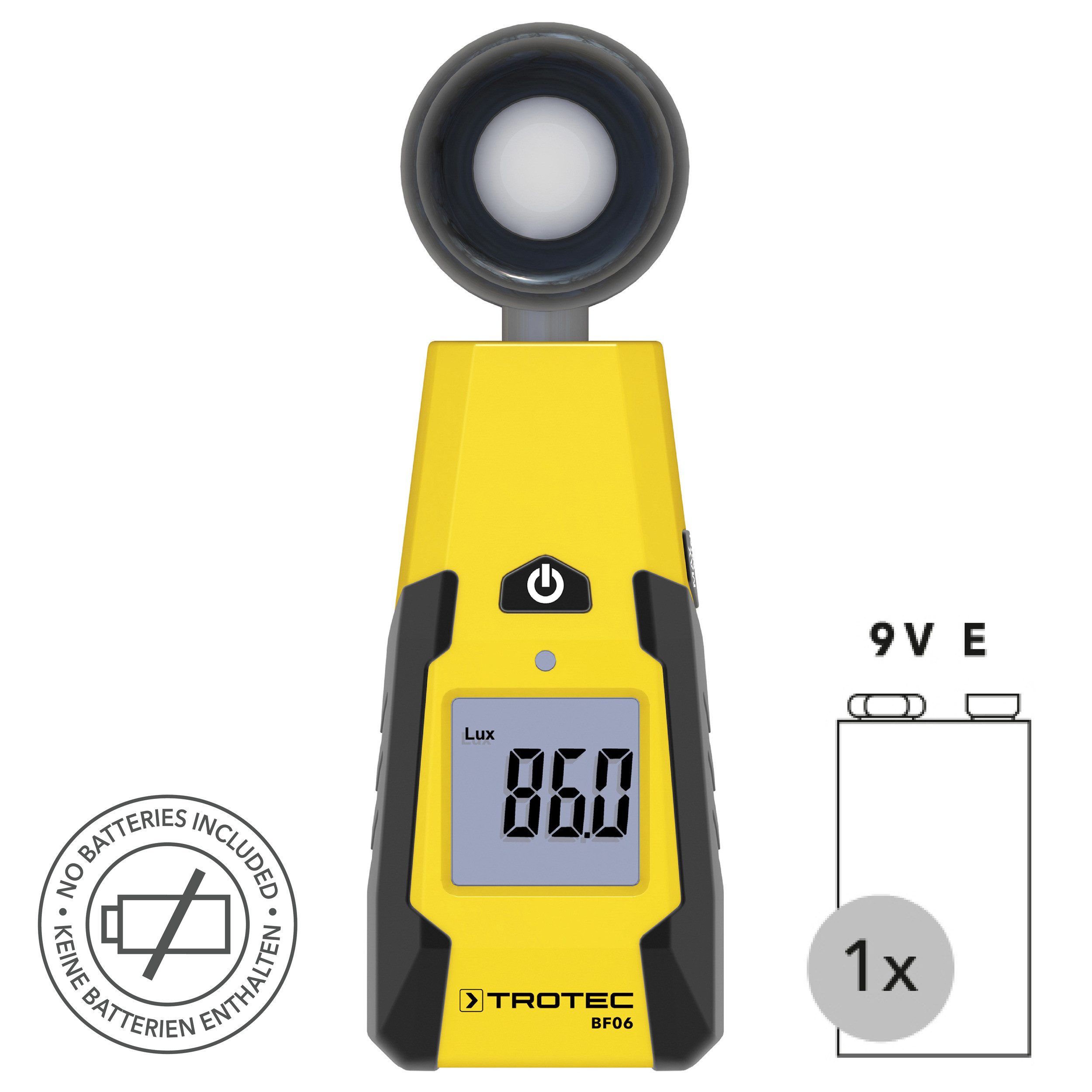 TROTEC Belichtungsmesser Luxmeter BF06