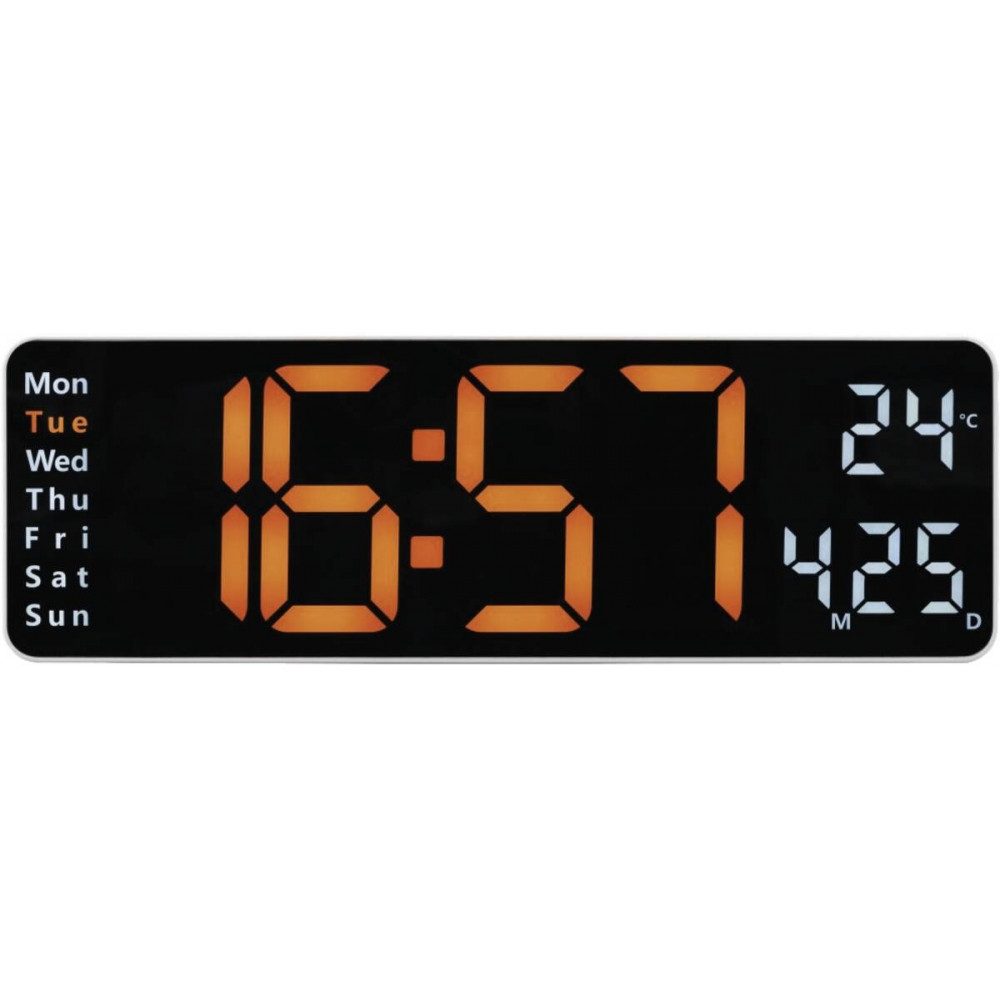 Hama Radiowecker Hama 222224 DW Santa Cruz Weiß Digitale Uhr.