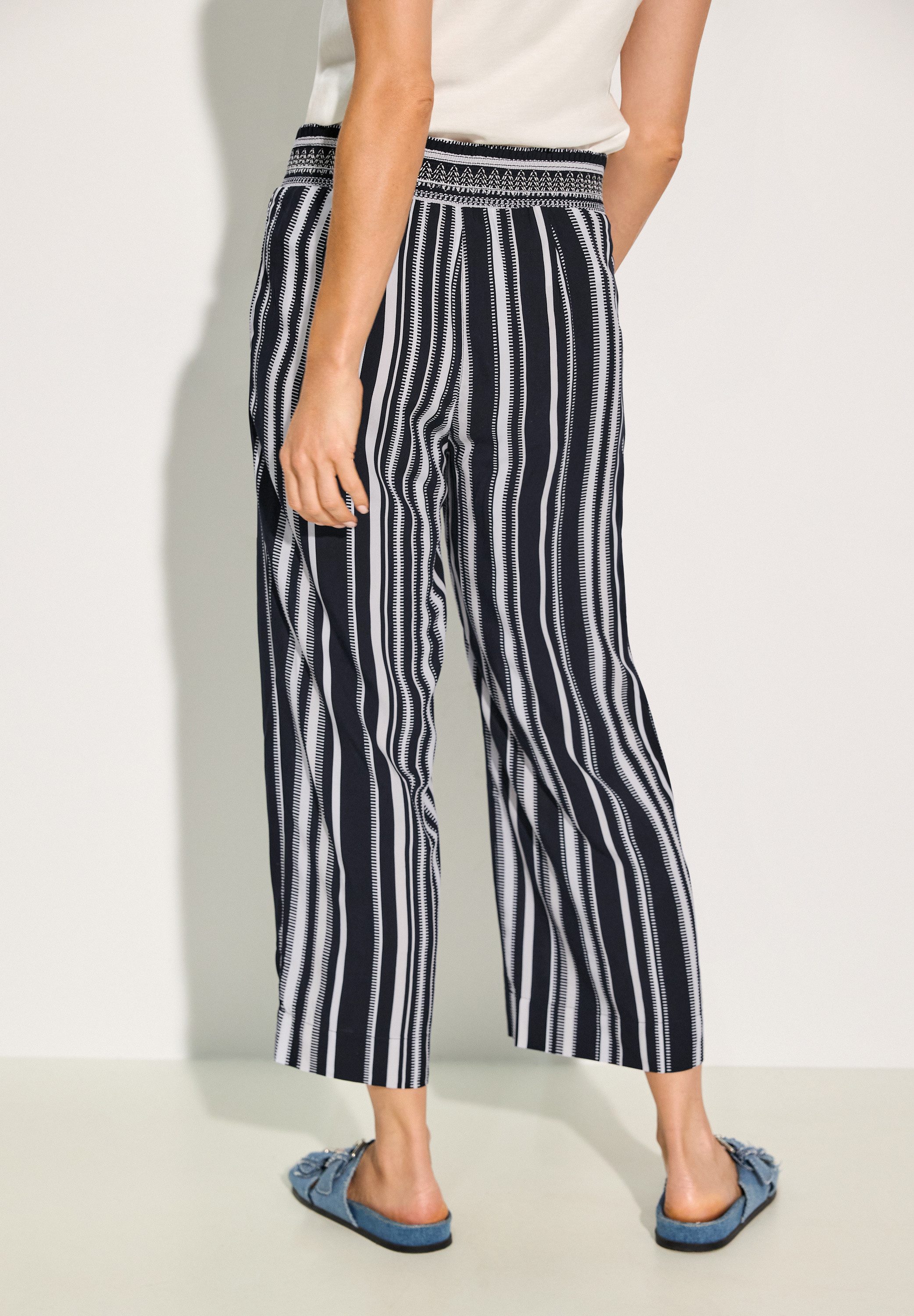 CECIL 7/8-Hose Style Neele mit gesmoktem günstig online kaufen