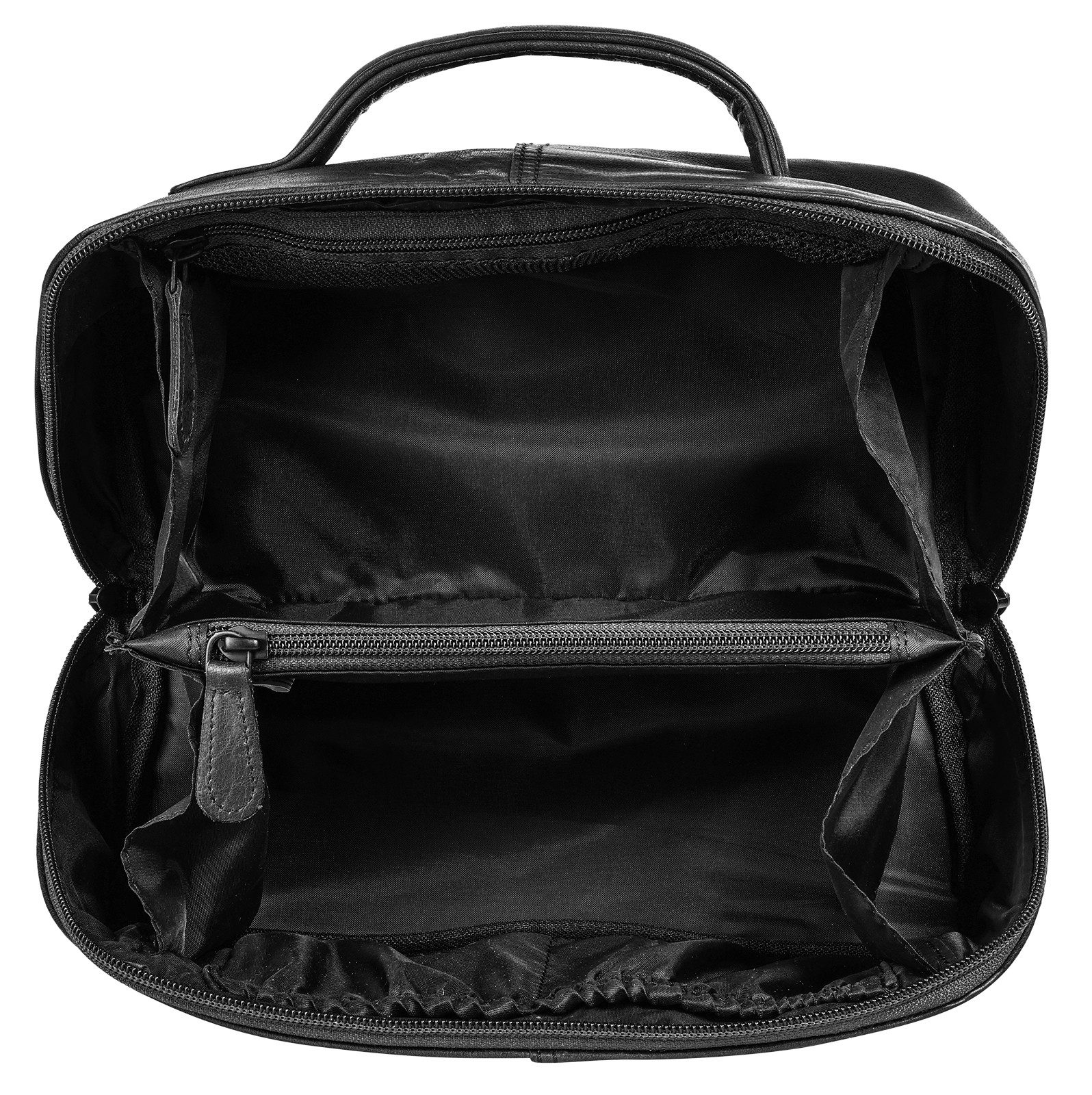 Spikes & Sparrow Kulturbeutel, echt Leder