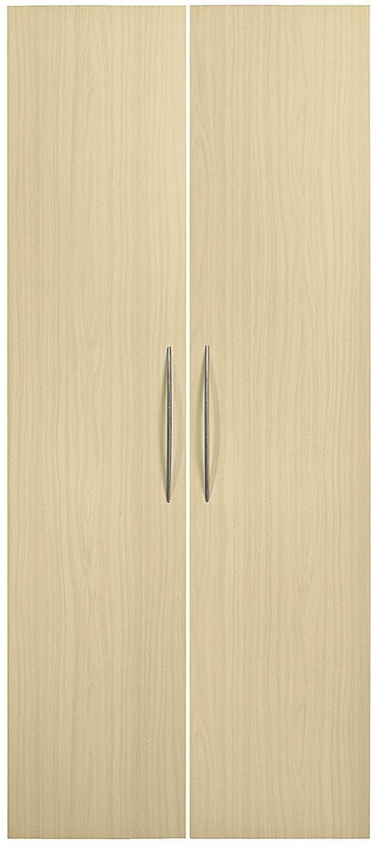 HAMMERBACHER Aktenschrank Türen für Büroschrank 5 Ordnerhöhen Bogengriff Ahorn