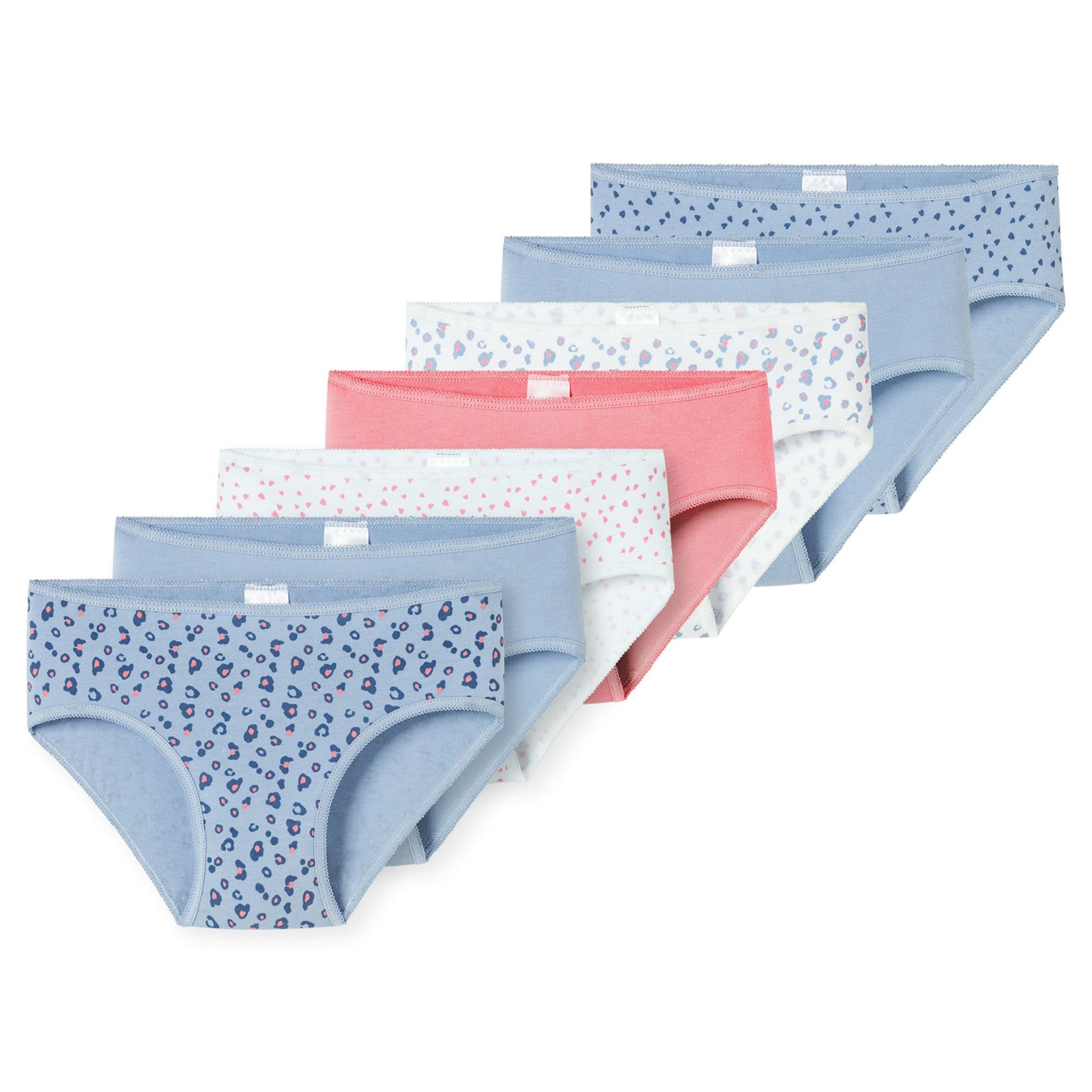 Slip Mädchen Slip 7er Pack Baumwollmischung