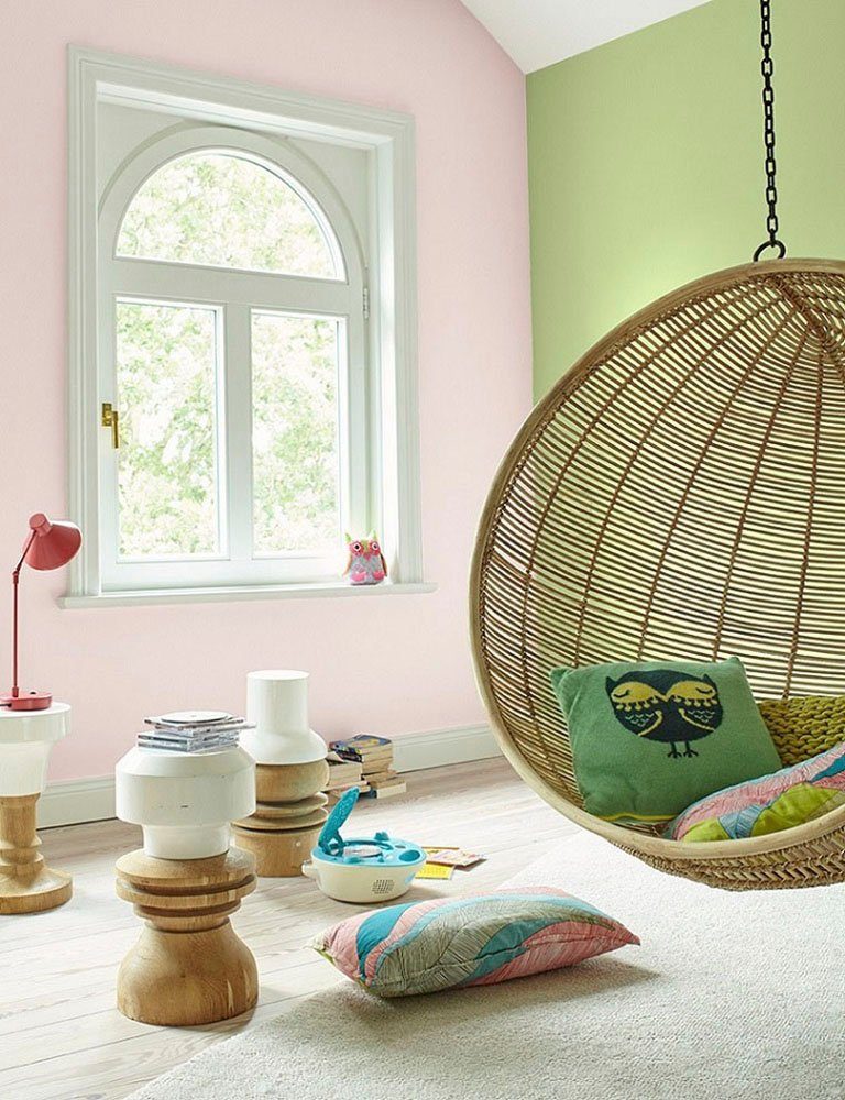 Alpina Wandfarbe farbenfreunde, Papageiengrün Kinderzimmer, 2,5 Liter matt, für