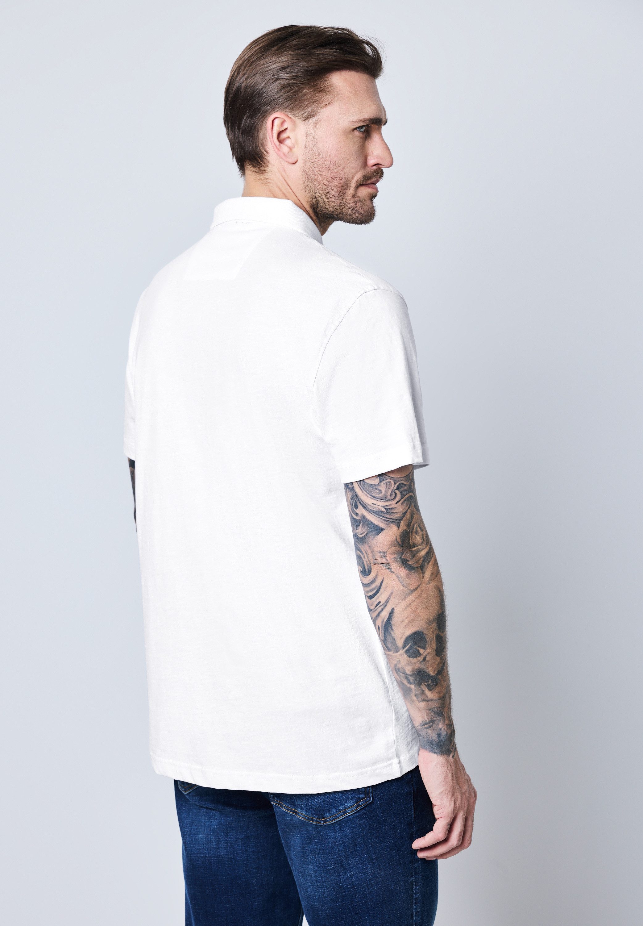 STREET ONE MEN Poloshirt, aus reiner Baumwolle günstig online kaufen