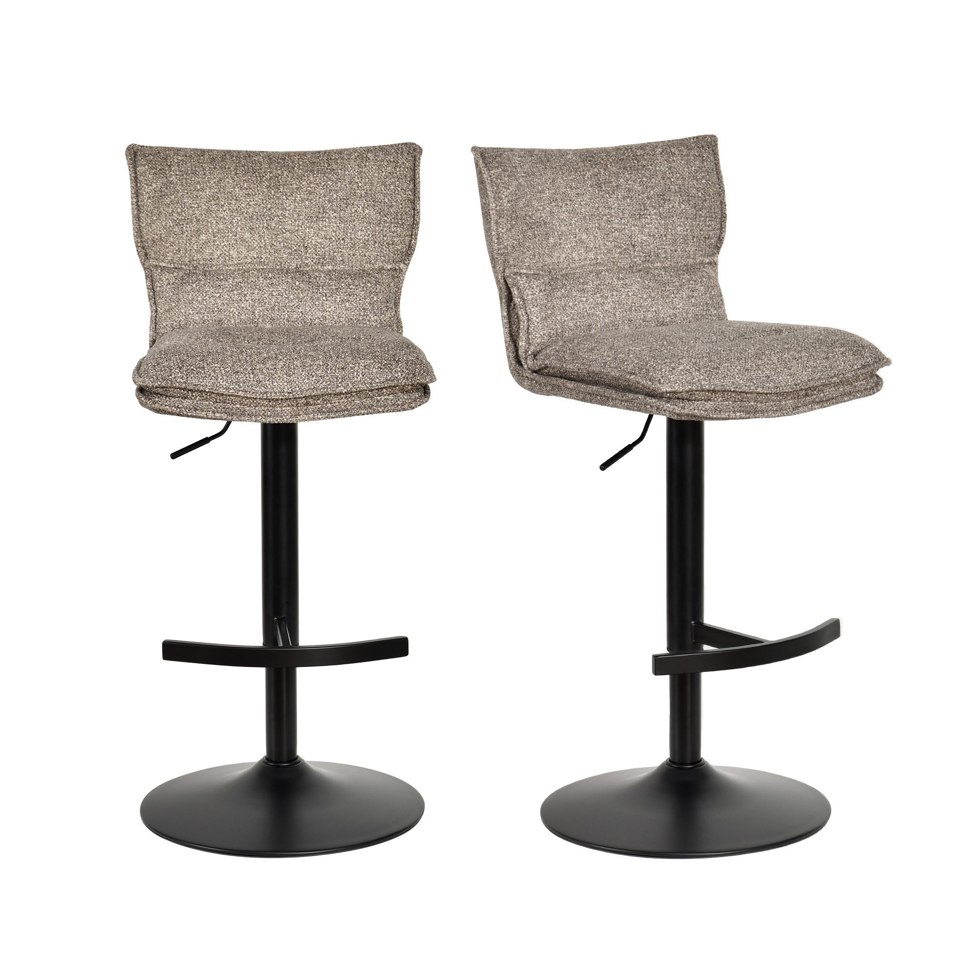 Duhome Barhocker (5501A1), 2er Set, Barstuhl Drehbar aus Bouclé günstig online kaufen