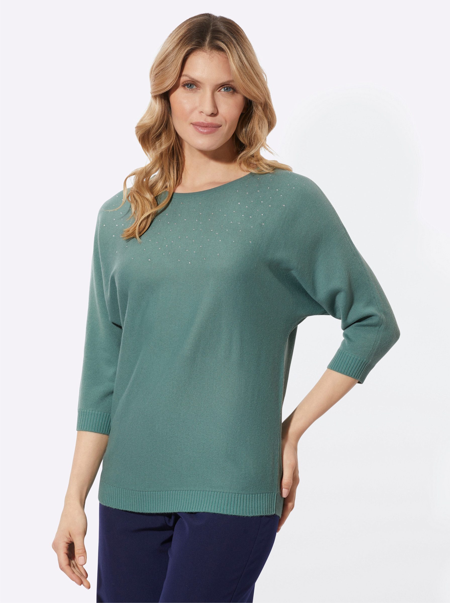 Sieh an! Strickpullover Fledermauspullover günstig online kaufen