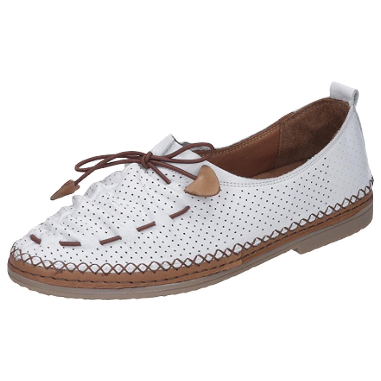 Manitu MANITU Leder Damen Halbschuh Slipper
