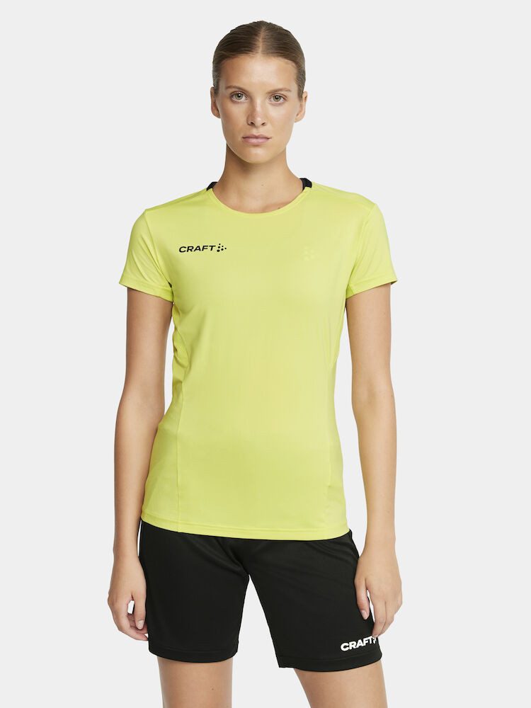 Trainingsshirt Extend Jersey (rec. Polyester, Mesh-Einsätze) gelb Damen