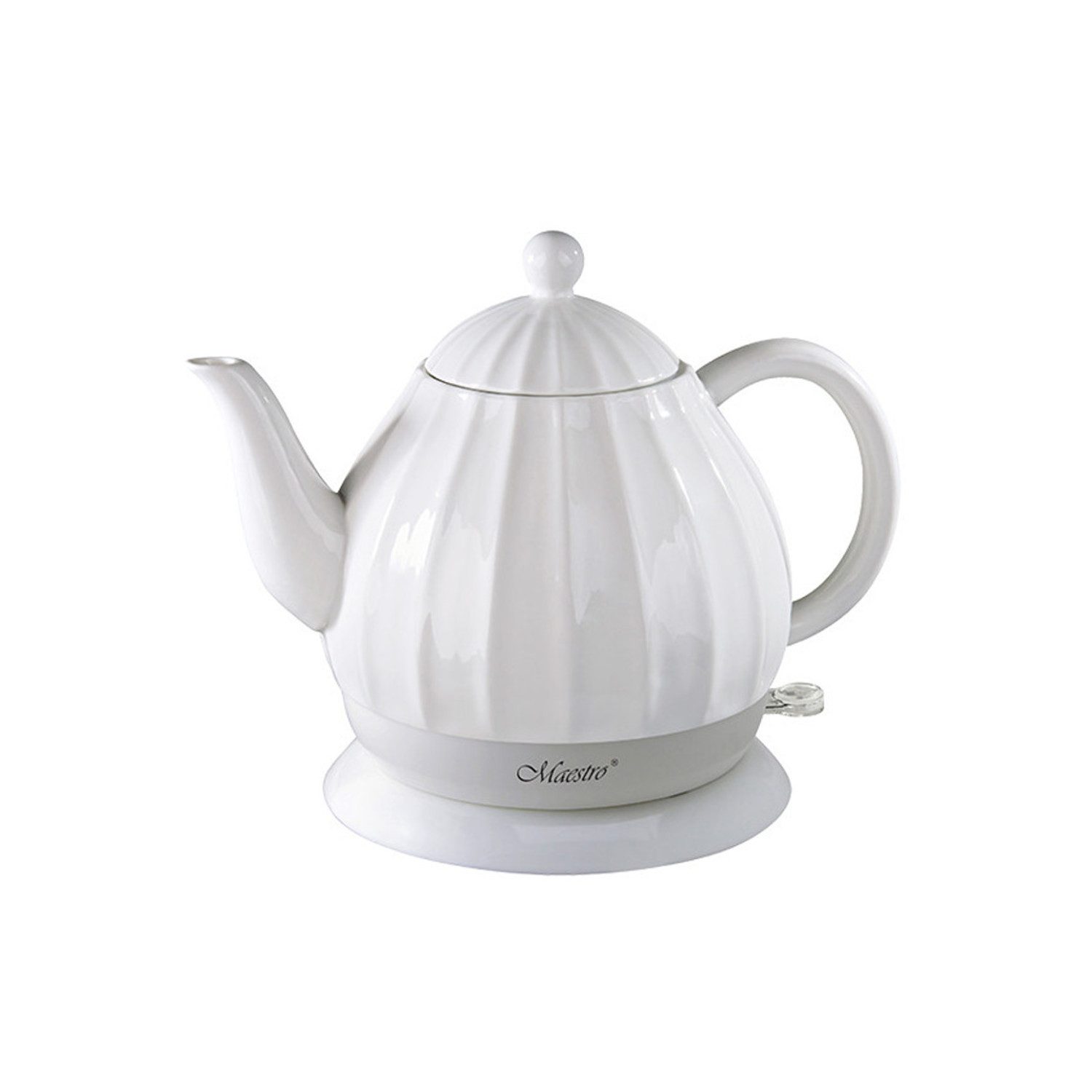 Feel Maestro Wasserkocher MR070 Elektrischer Keramik-Wasserkocher 1,2L, 1.2 l, 1200 W, Automatische Abschaltung, Überhitzungsschutz