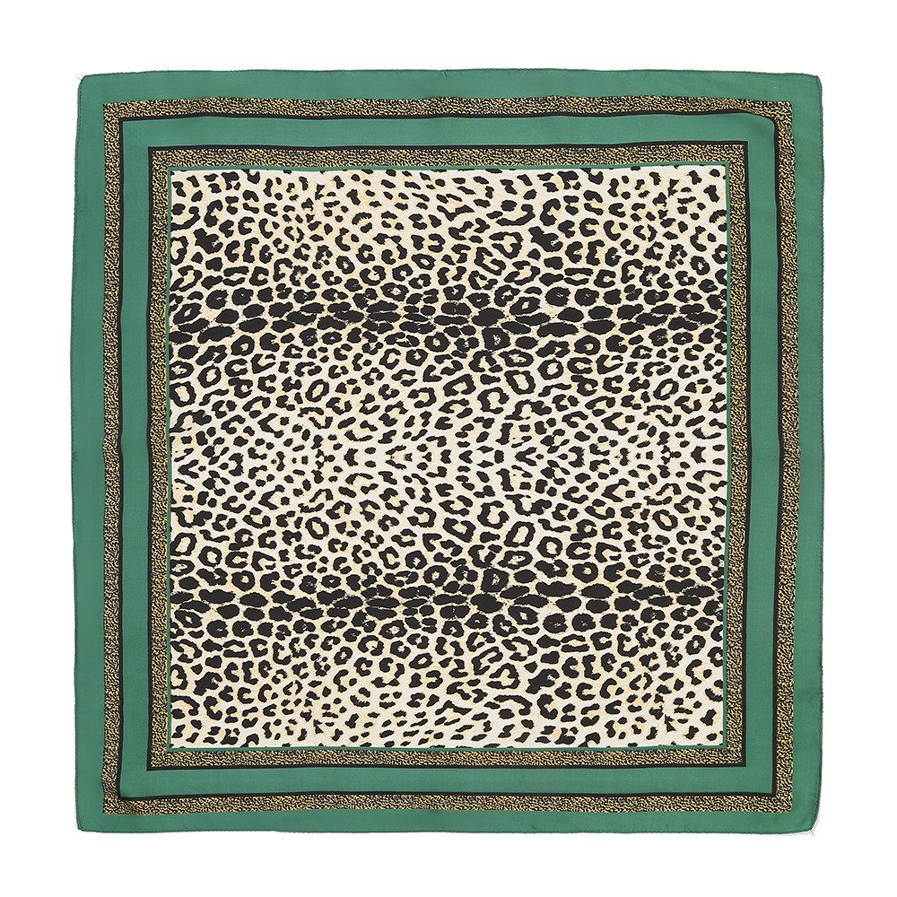 Zaewry Seidentuch Seidentuch Grafikdruck Weich Quadratisch Seidenschal für Damen, (70*70cm), Scarf Bandana Taschentuch Ansatz Handgelenk