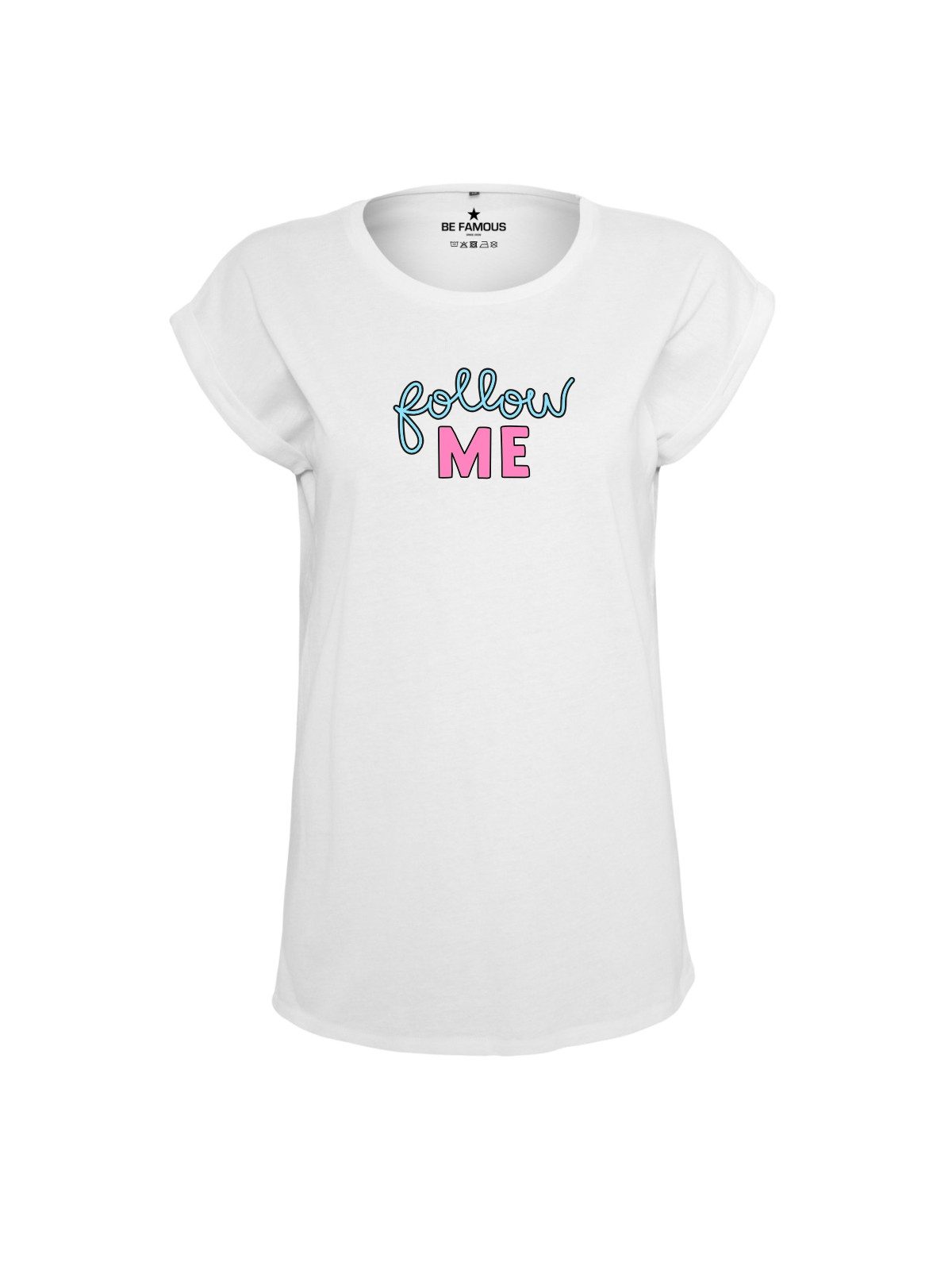 Print-Shirt Classic Roll Up D-FOLLOW