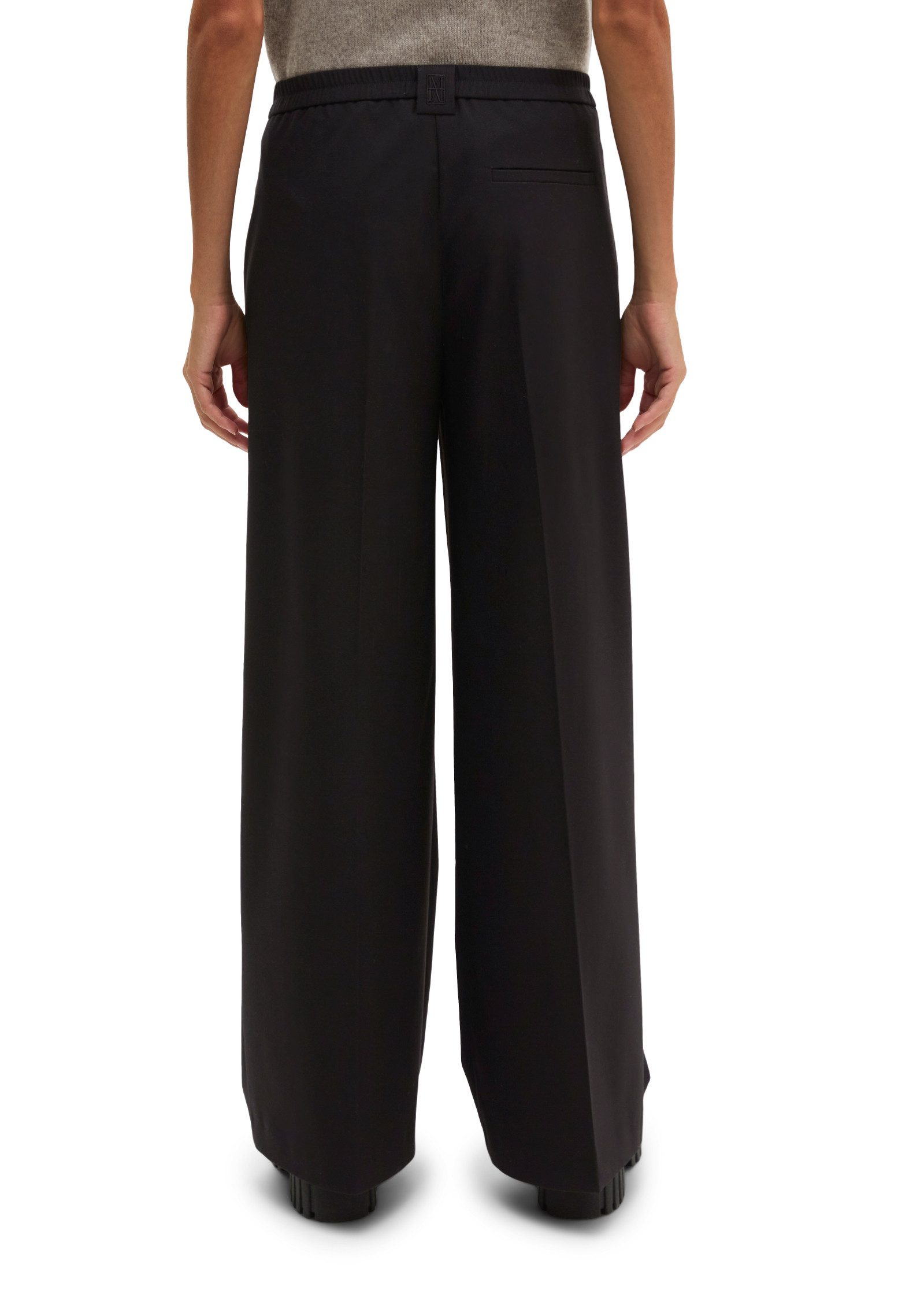 Marc O'Polo Stoffhose MARGO WIDE in Woll-Optik, Wide Fit – Bild 2 von 5
