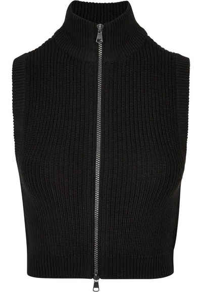 URBAN CLASSICS Steppweste Urban Classics Damen Ladies Short Knit Vest
