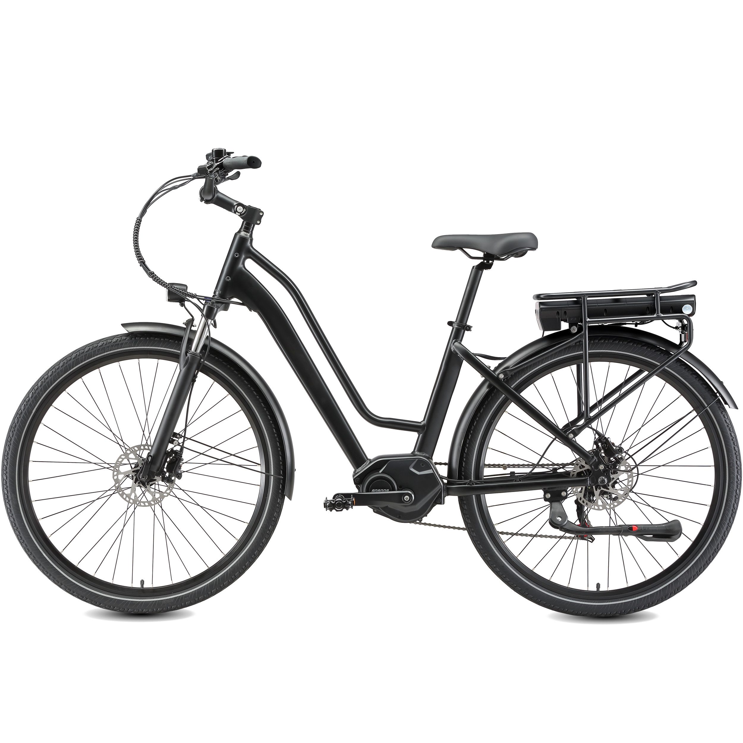 Vankel E-Bike Mittelmotor 28 Zoll Cityrad E-Fahrrad Damen u. Herren Pedelec 460Wh, Kettenschaltung, Mittelmotor, 460,8 Wh, (Beleuchtungsset mit Batterieladegerät, Batterieschlüssel, Werkzeug), Pendler mit Drehmomentsensor, Shimano 7-Gang & Lockout-Federgabel