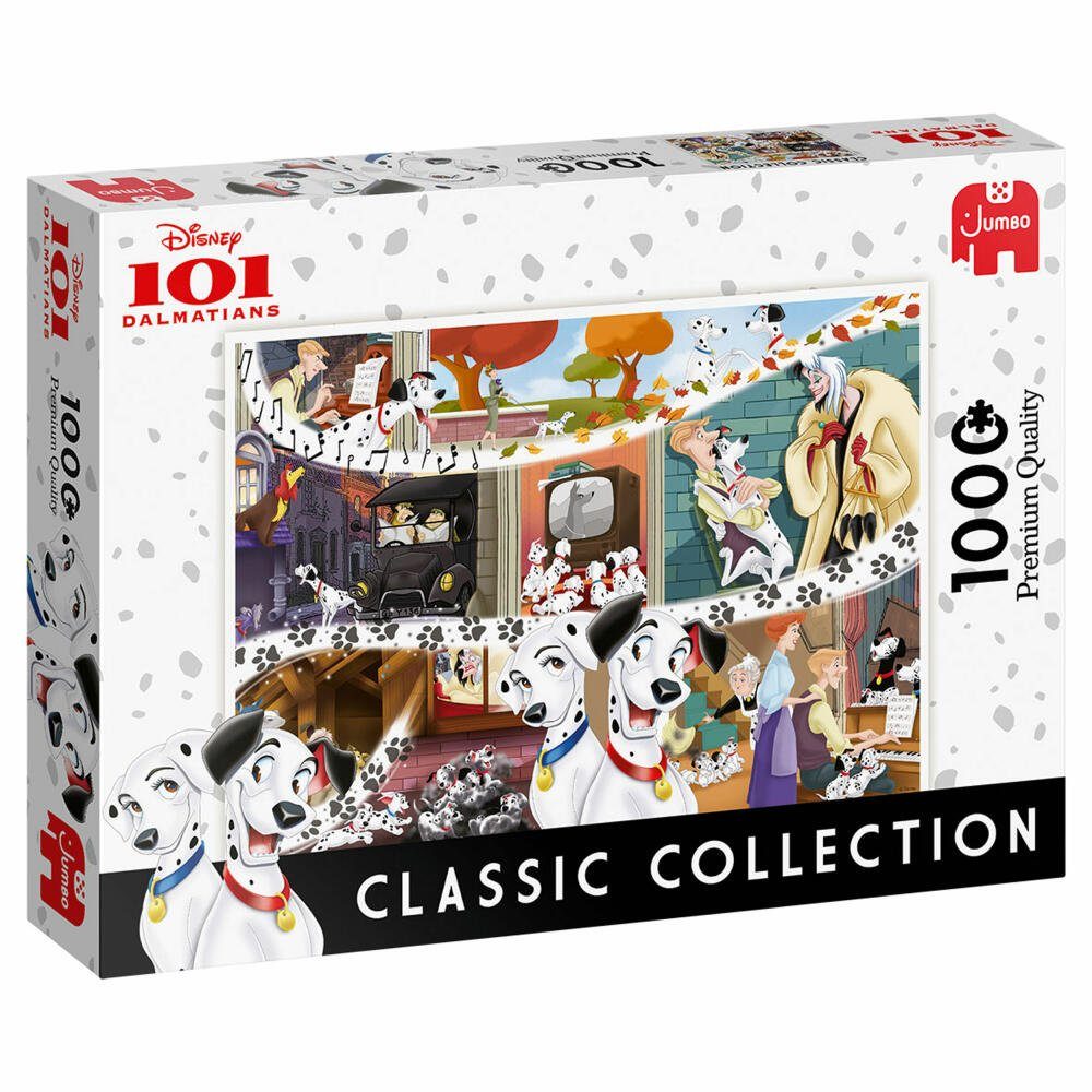 Jumbo Spiele Puzzle Disney Classic Collection 101 Dalmatiner, 1000 Puzzleteile