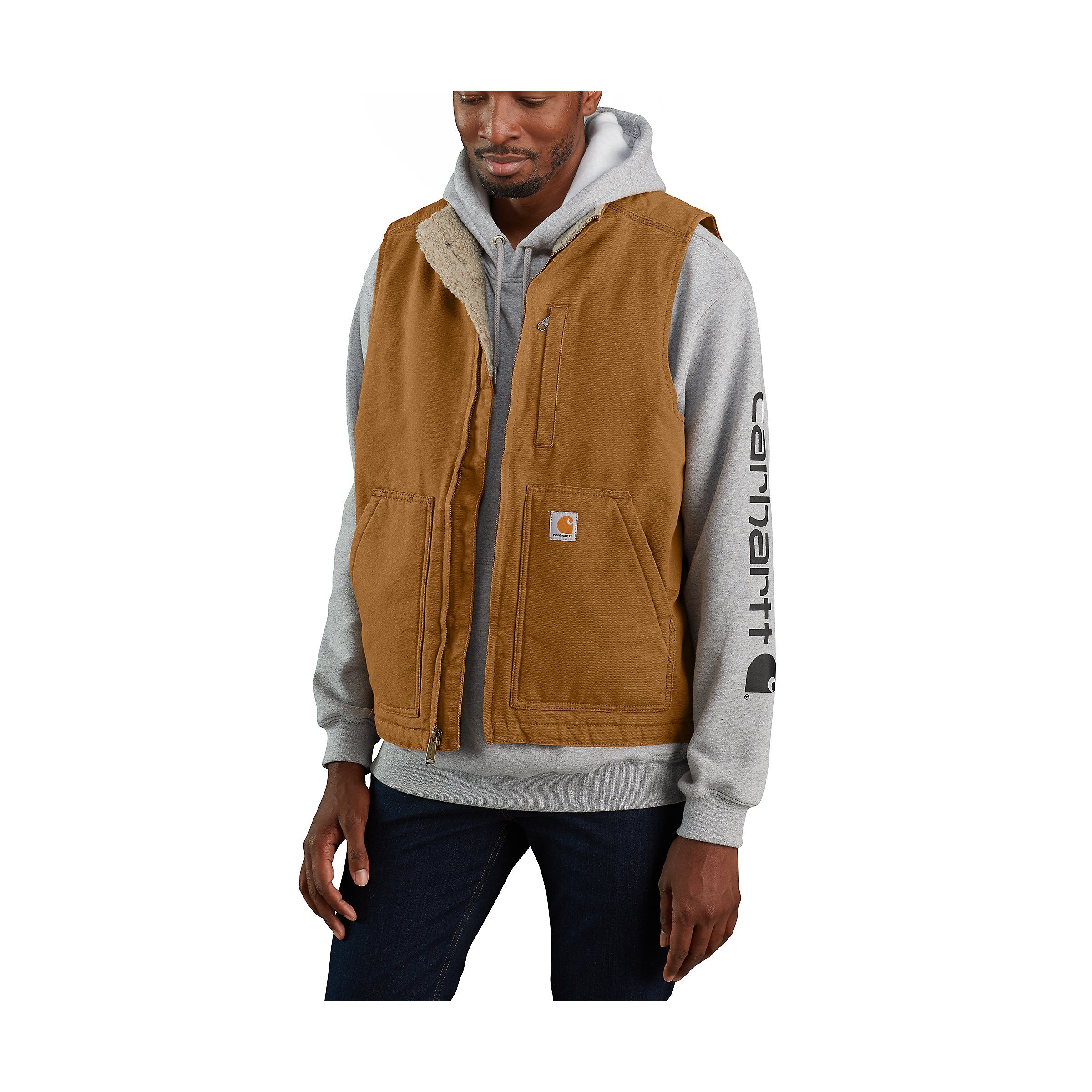 Carhartt Arbeitsweste Lined Mock Neck Loose Fit