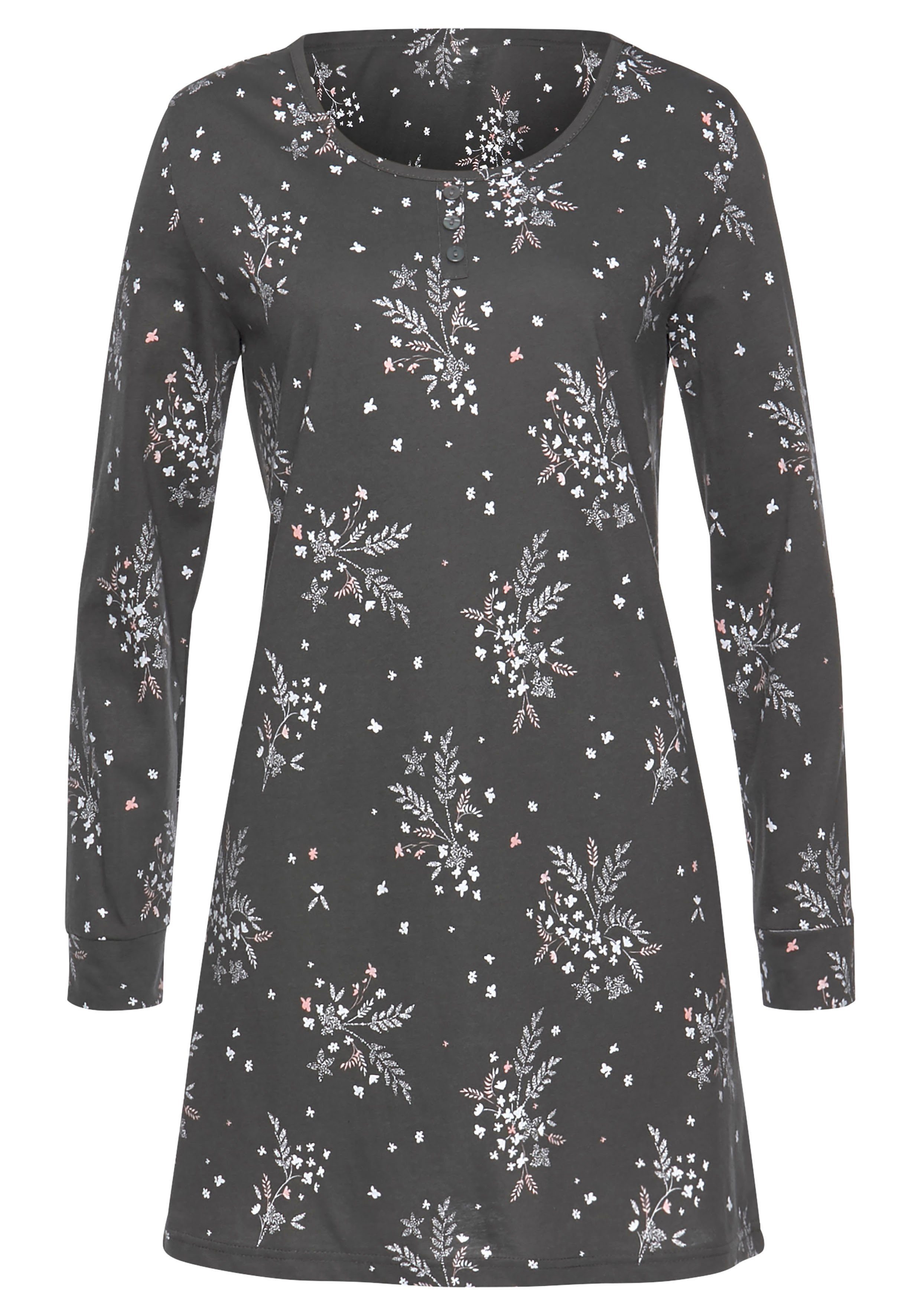 Vivance Dreams Nachthemd mit feinem Blumenprint günstig online kaufen