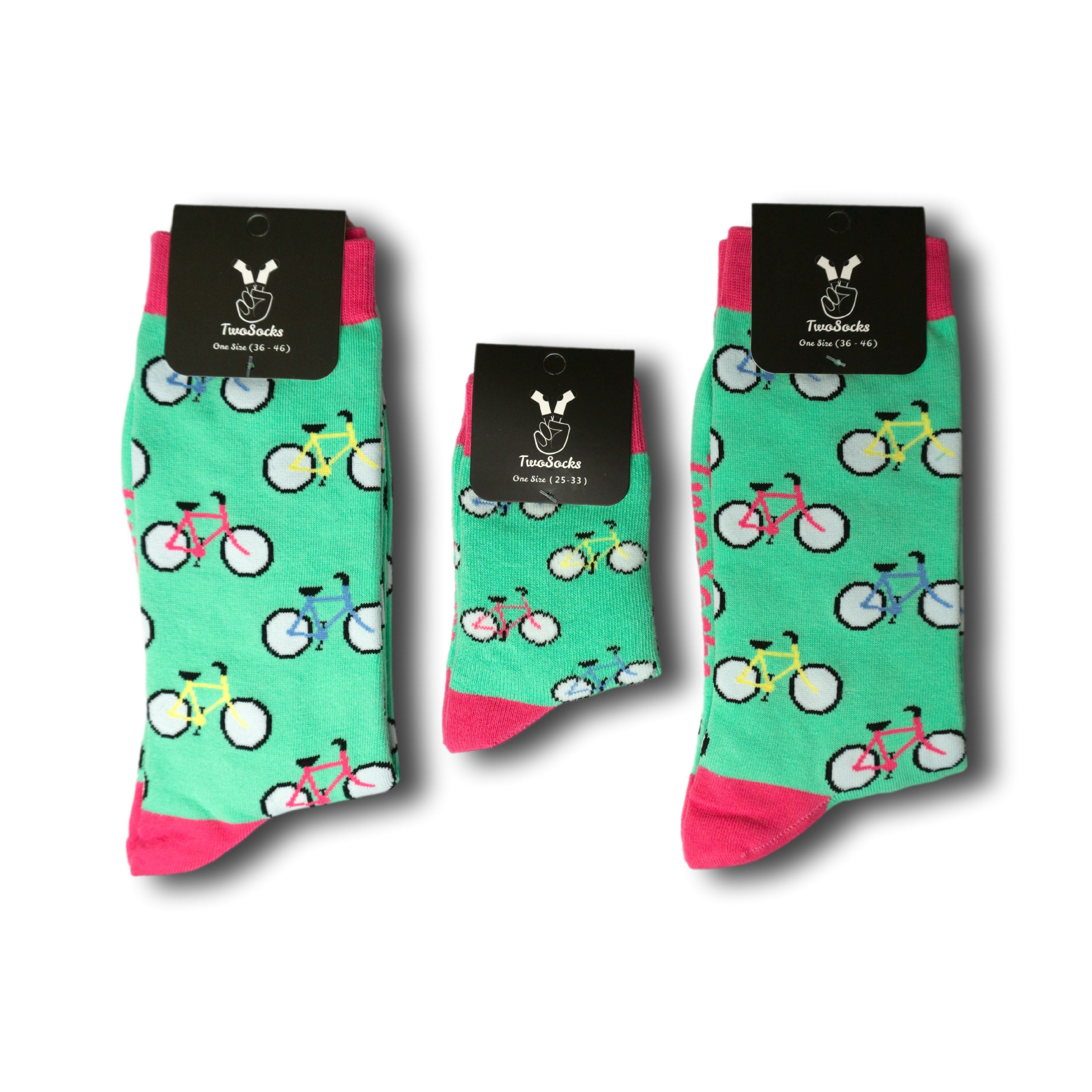 TwoSocks Freizeitsocken Lustige Socken Partnerlook 3x Socken, Familien Set, günstig online kaufen