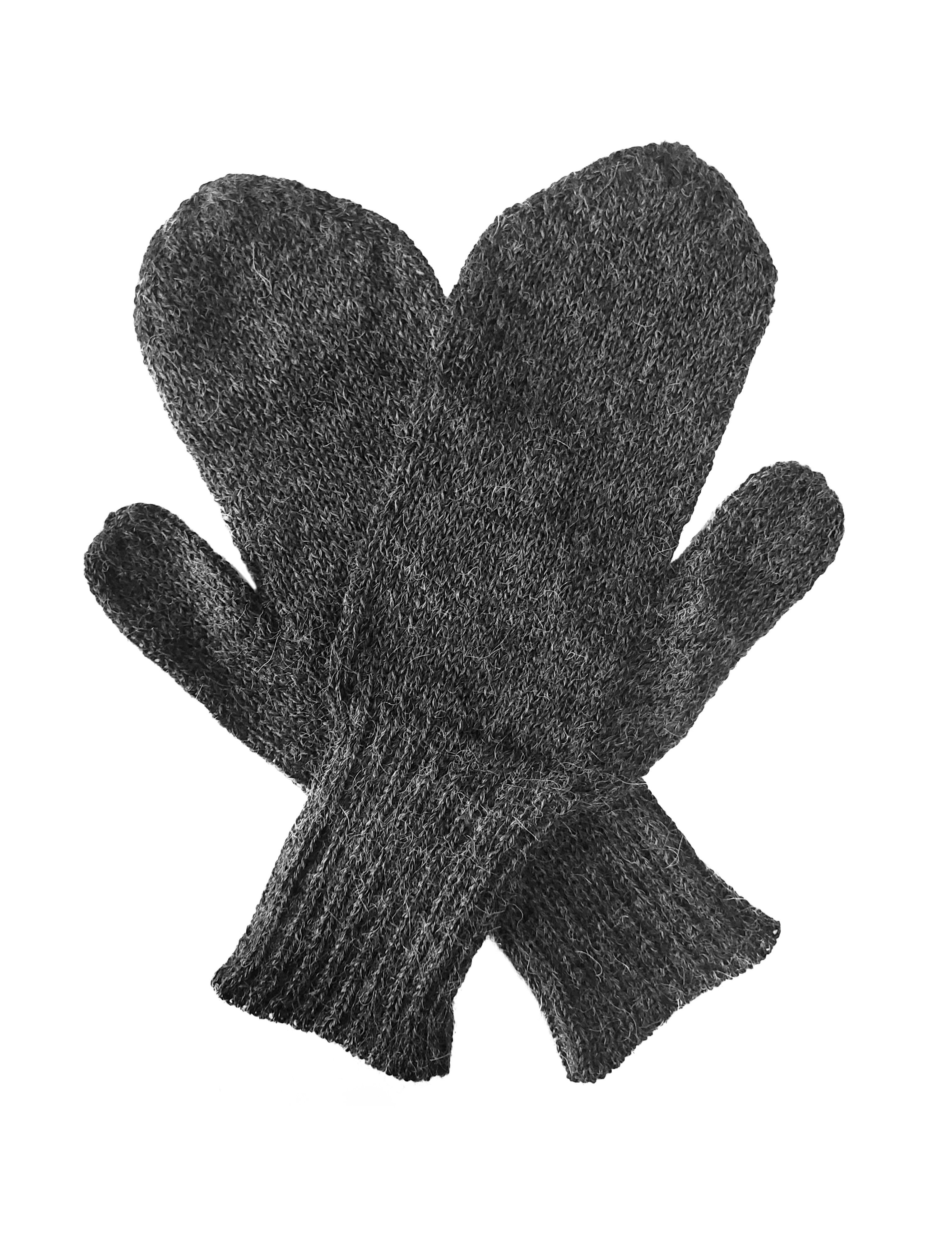 Posh Gear Fäustlinge Alpaka Handschuhe Pugnoguanti Damen Herren aus 100% Alpakawolle