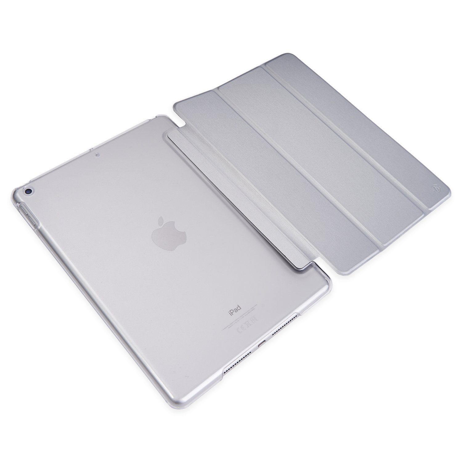 Hama Tablet-Hülle Smart Case Fold Tasche Cover Hülle Bag Silber, Standfunktion für Apple iPad 7 2019 / iPad 8 2020 / iPad 9 2021 10,2" – Bild 2 von 5