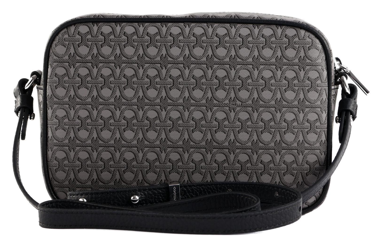 COCCINELLE Umhängetasche Coat. Monogram Crossbody Bag, aus echtem Rindsleder