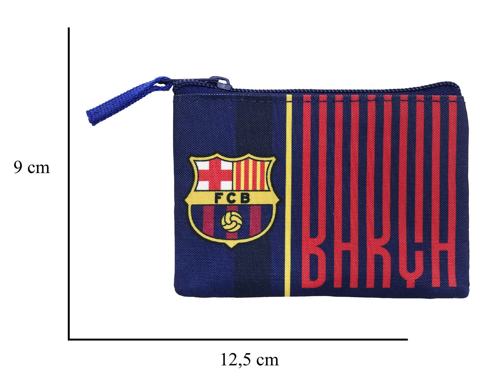 FC Barcelona Geldbörse - Rechteckiges Portemonnaie 12,5 × 9 cm (1-tlg)
