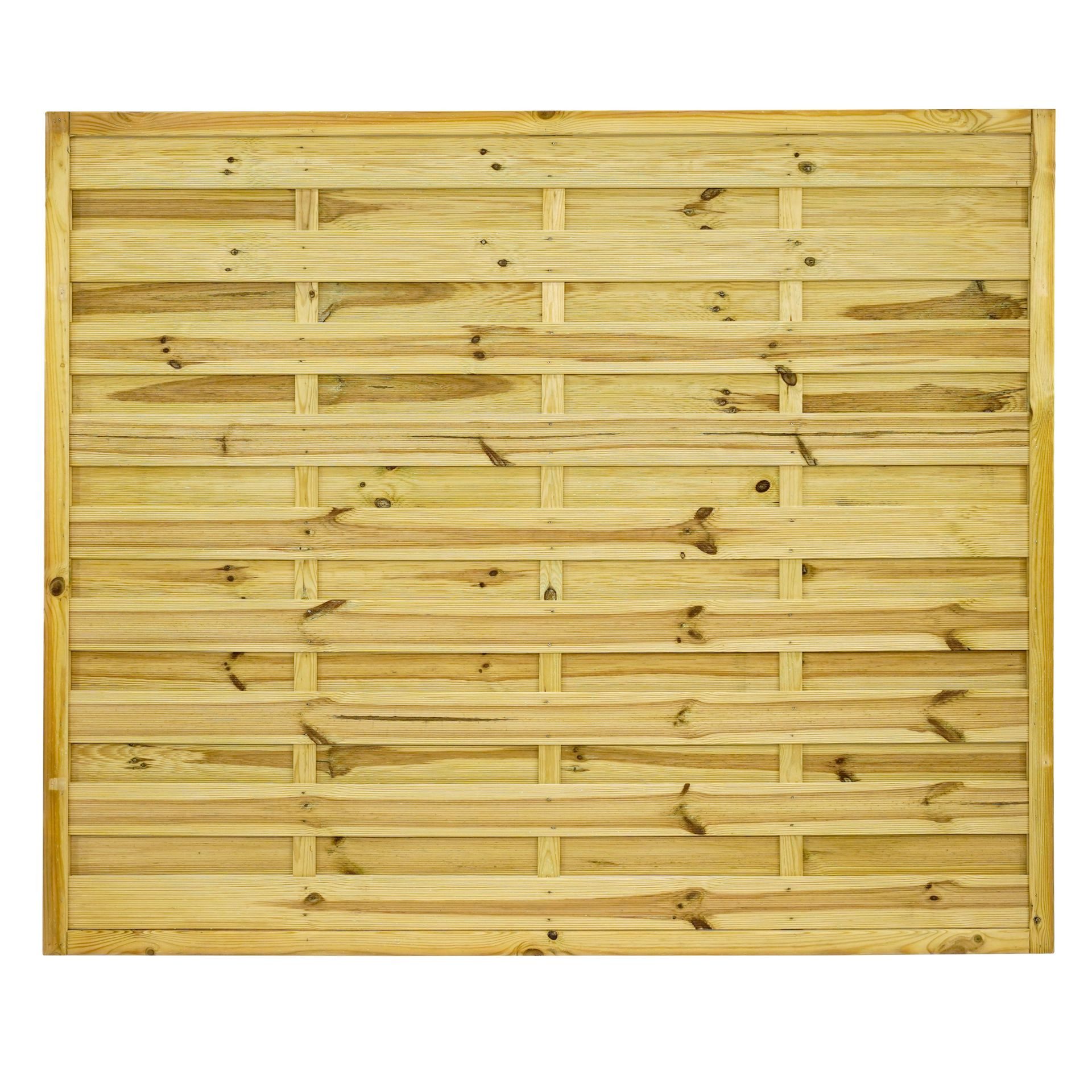 GartenLand Zaun Sichtschutzzaun Vario gerade Kiefernholz – Kesseldruckimprägniert, (Set, Ohne Pfosten)