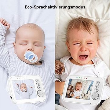 Welikera Babyphone Baby Monitor mit Kamera Video, 2,4 GHz Gegensprechfunktion, Nachtsicht