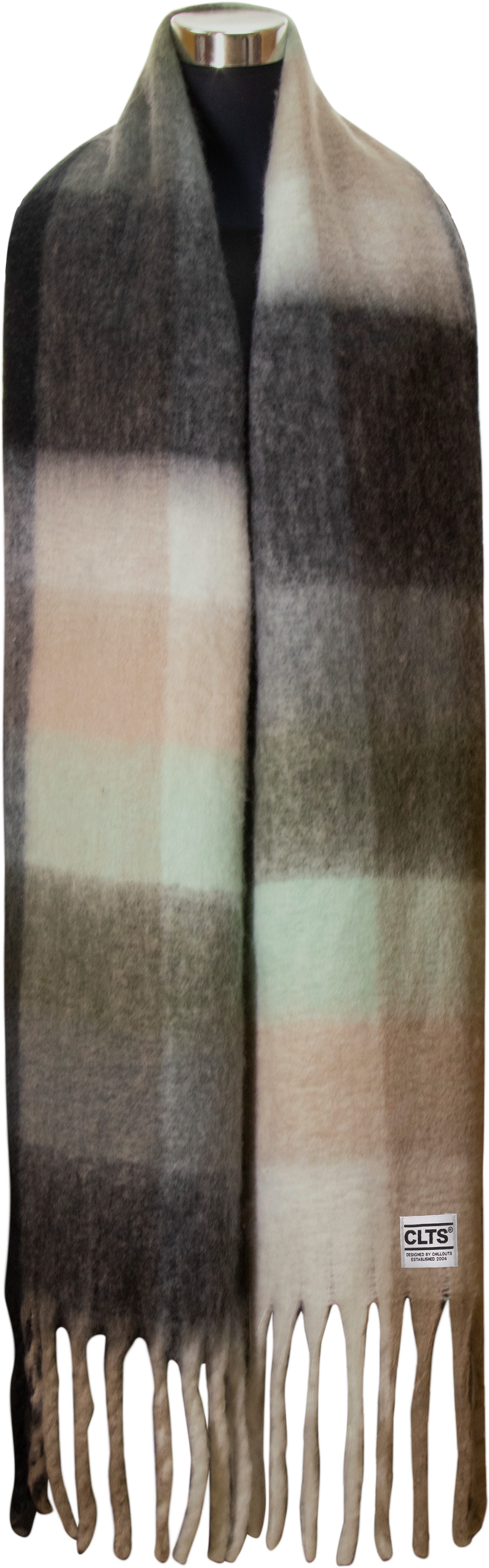 chillouts XXL-Schal Gero Scarf, mit dicken Fransen
