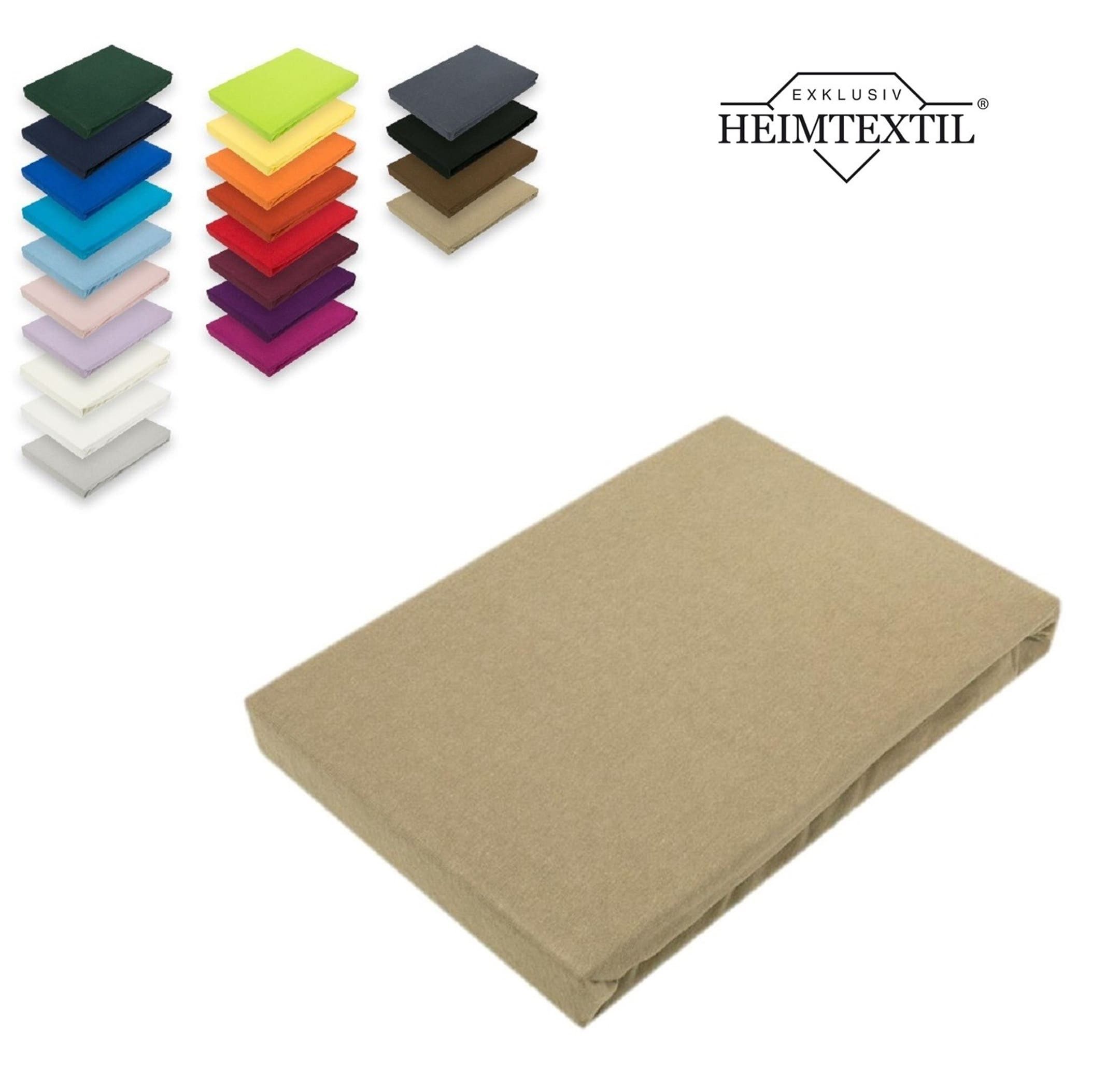 EXKLUSIV HEIMTEXTIL Spannbettlaken Marke Jersey Spannbettlaken günstig online kaufen