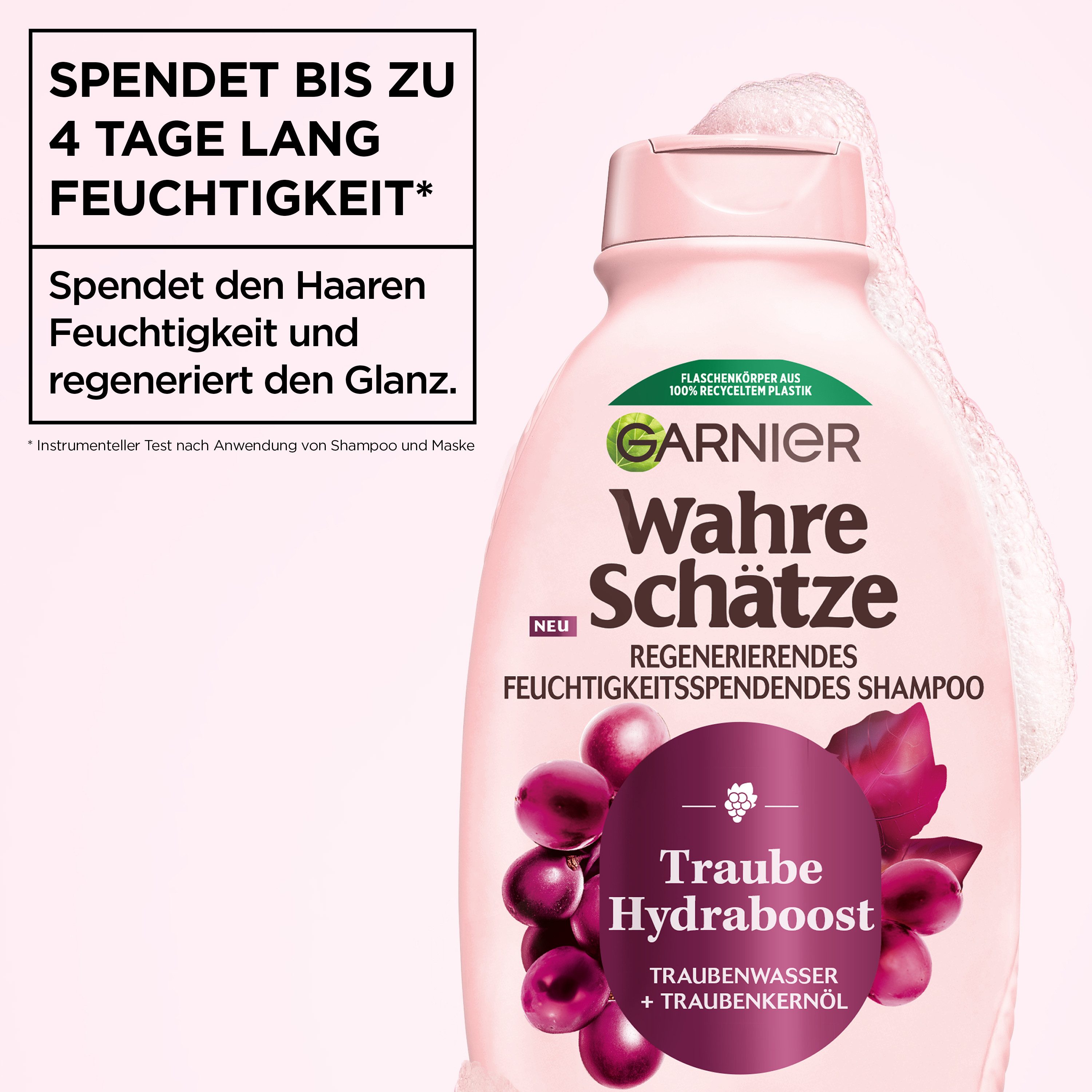 GARNIER Haarshampoo Garnier Wahre Schätze Traube Hydraboost Shampoo (6er Packung)