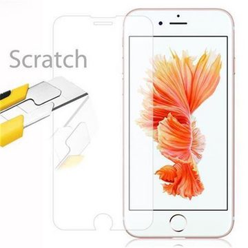 Cadorabo Schutzfolie Apple iPhone 7 PLUS / 7S PLUS / 8 PLUS, (1-St), Schutzglas Panzer Folie (Tempered) Display-Schutzglas mit 3D Touch