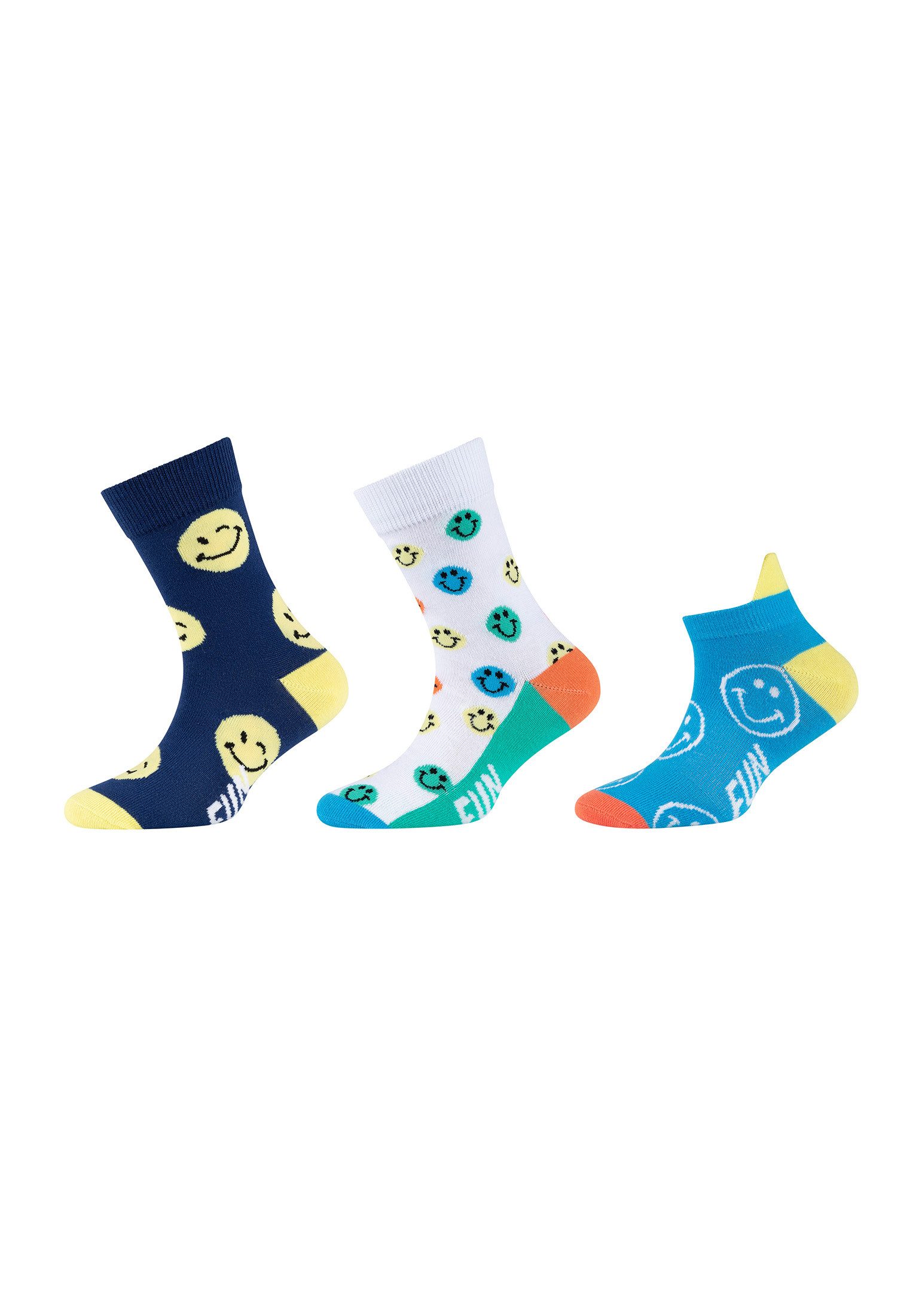 Socken Socken und Sneakersocken 3er Pack