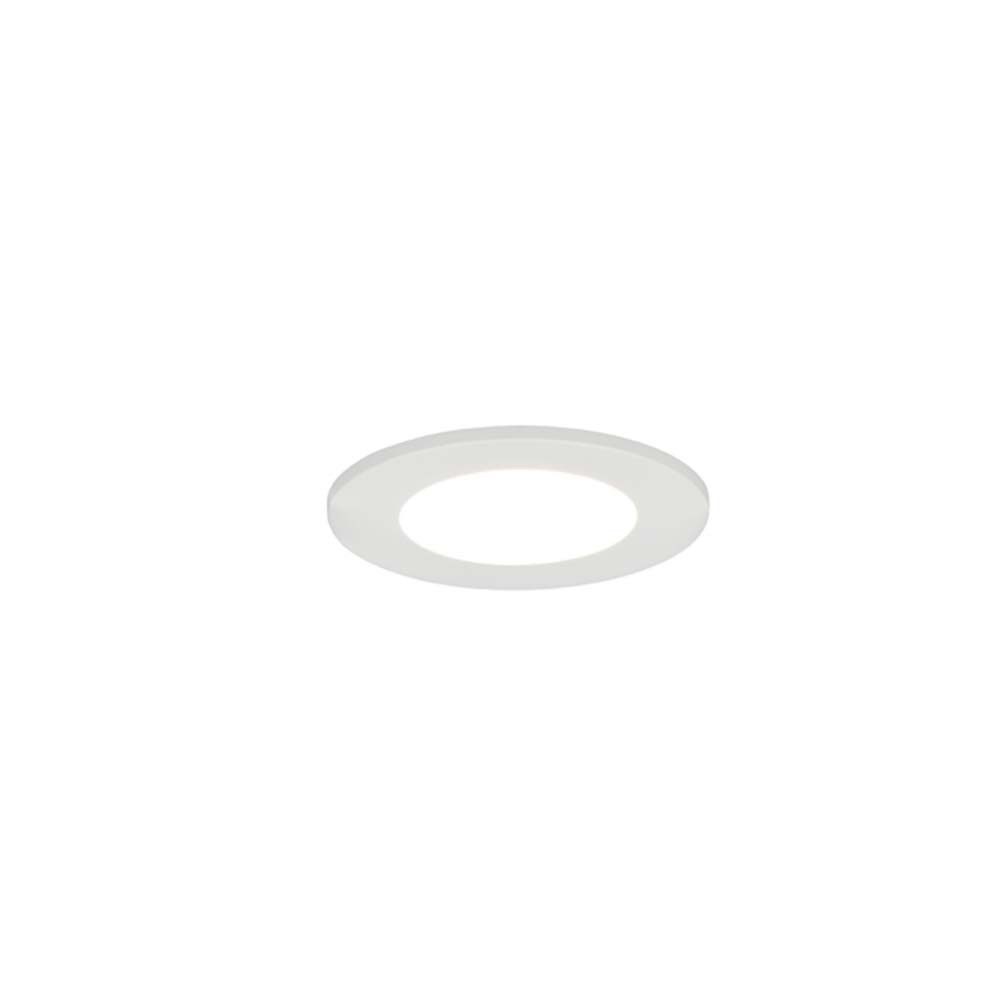 TRIO Leuchten LED Einbaustrahler, LED-Leuchtmittel fest verbaut, Warmweiß, Neutralweiß, Tageslichtweiß, LED Einbauleuchte Deckenlampe Einbauspot Weiß Dimmbar Farbwahl H 2,9