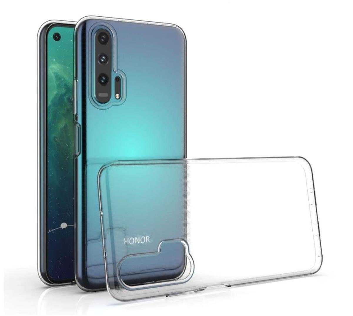 CoverKingz Handyhülle Honor 20 Pro Handyhülle Silikon Case Schutzhülle Cover Schale Klar