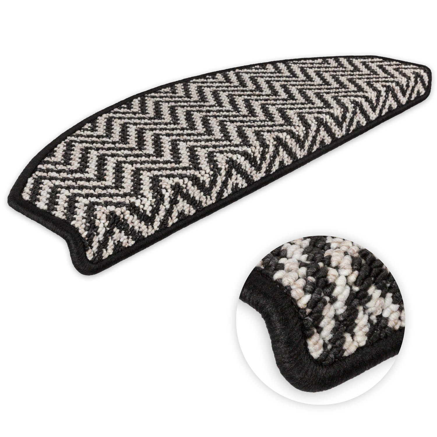 Metzker® Stufenmatte Stufenmatten Amsterdam, halbrund, Höhe: 6 mm, 15 Stück günstig online kaufen