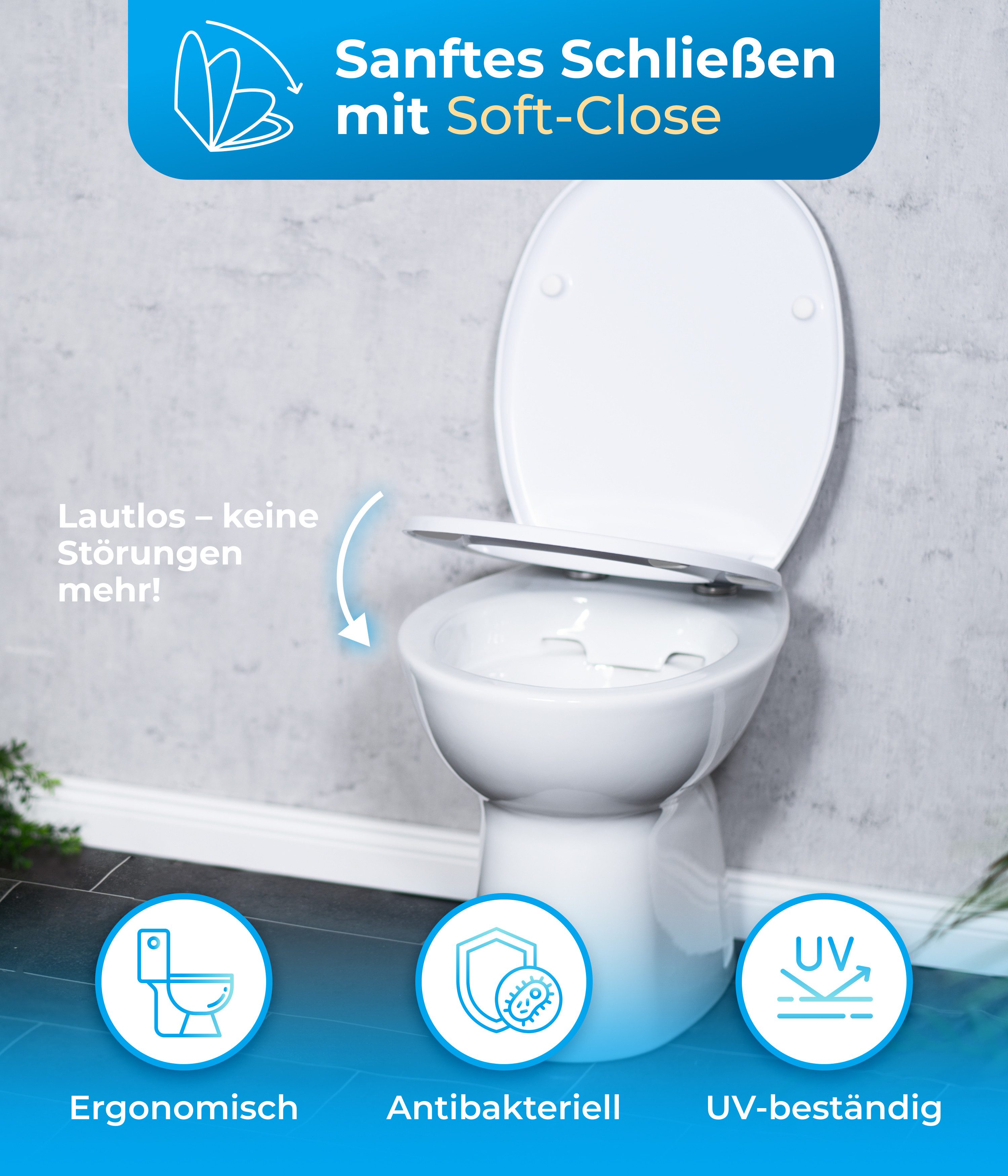 Okino WC-Sitz Okino WC-Sitz mit Absenkautomatik günstig online kaufen