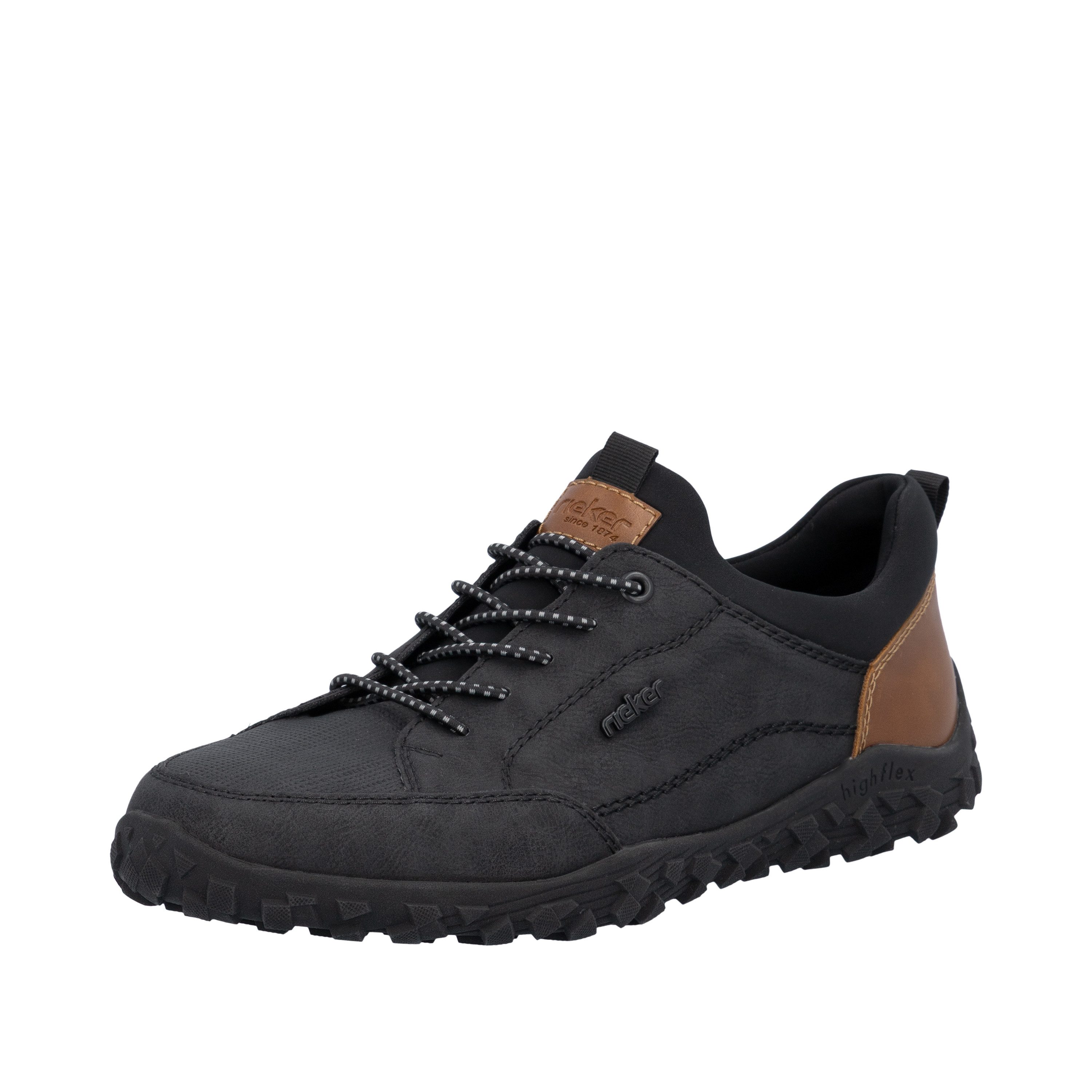 Rieker Slip-On Sneaker Outdoorschuh, Freizeitschuh, Halbschuh, Slipper mit Profilsohle