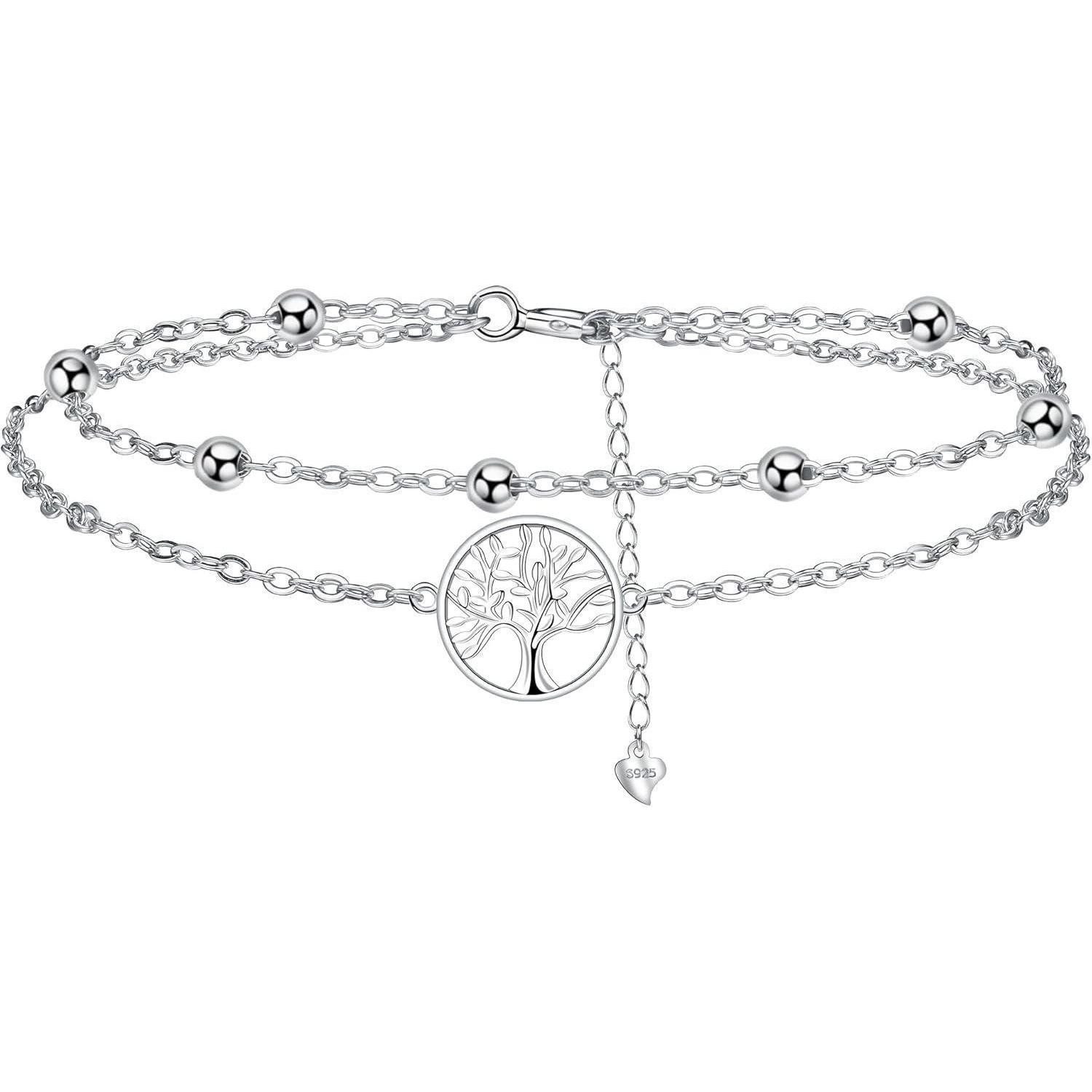 LuxusKollektion Silberarmband Armbänder Silber 925 Damen Geschenk Muttertag Mama Ehefrau Silber-A