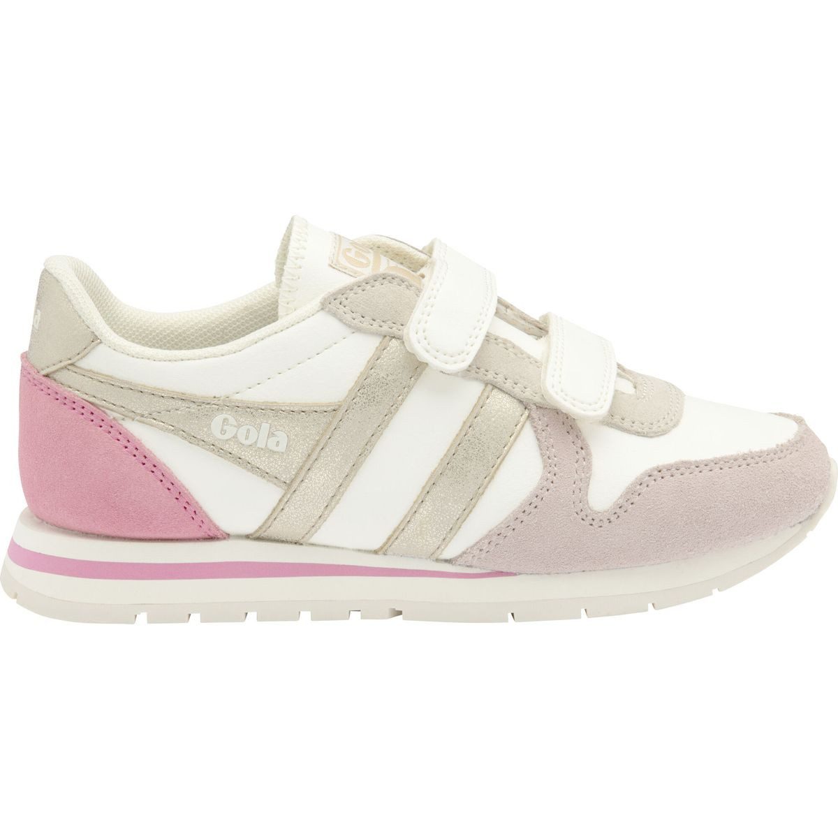 Gola Daytona Quadrant Strap Sneaker Kids Outdoorschuh Stylischer und bequemer Kindersneaker im Retro-Look der 90er mit