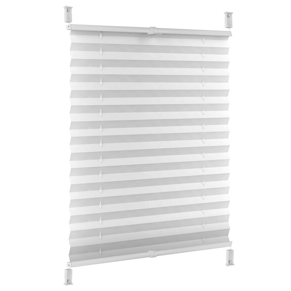 euroharry Plissee Plisse Rollo Plisseerollo Easyfix ohne Bohren Jalousie Pleated Blind