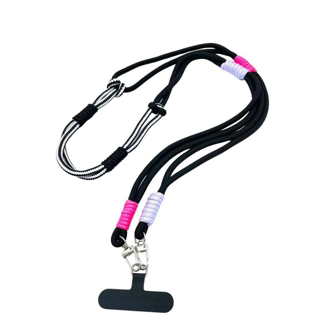 suebidou Handykette modisches Telefonband Handyband in Colorblock Design, nachhaltig, kreativ