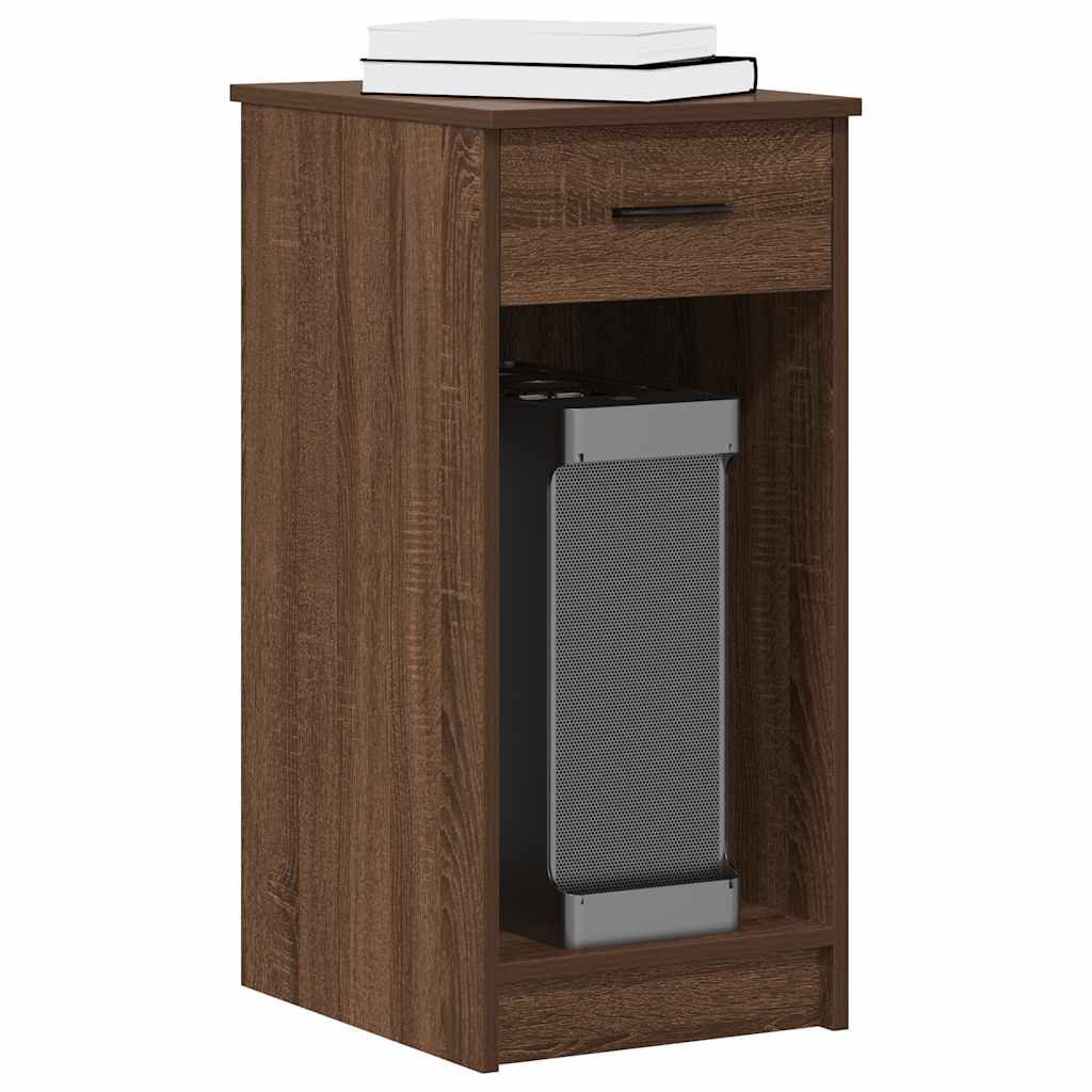 vidaXL Schreibtisch Computerschrank mit Schublade Braun günstig online kaufen