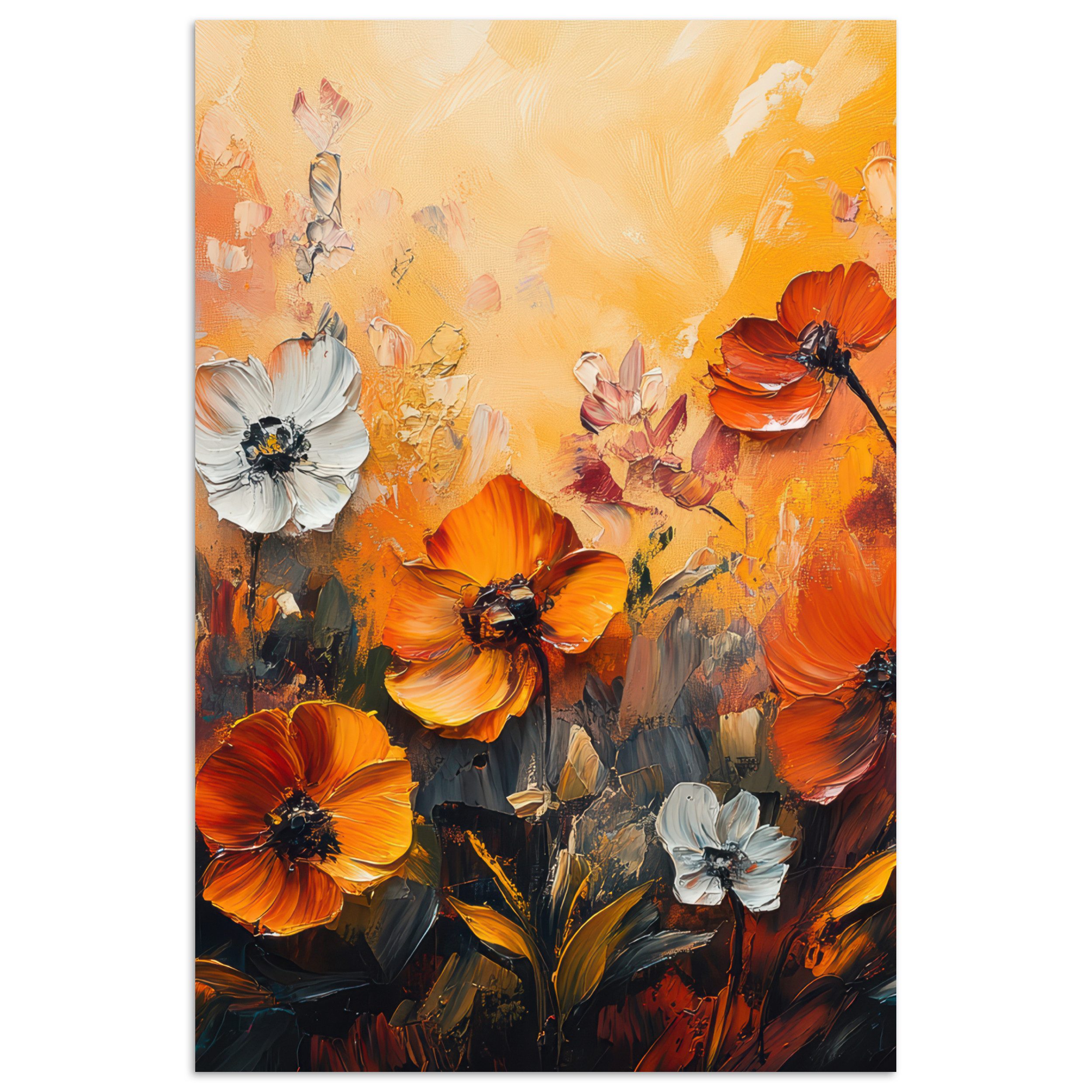 MuchoWow Poster Blumen - Abstrakt - günstig online kaufen